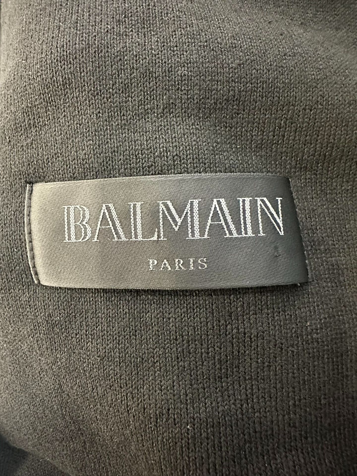 Balmain Balmain Black Zipper Biker Leather Jacket Size US M / EU 48-50 / 2 - 5 Thumbnail