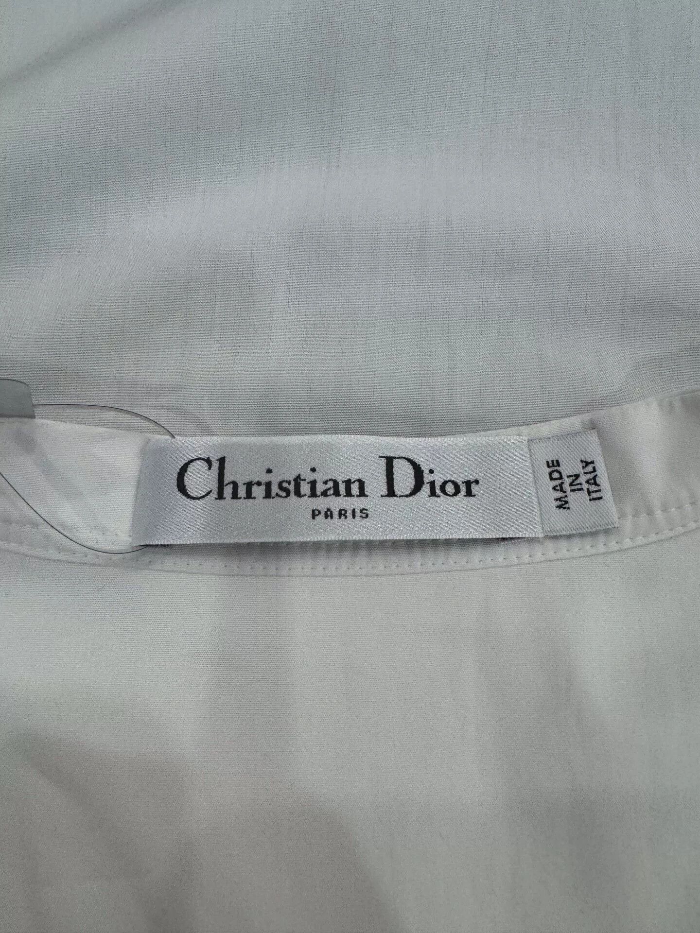 Dior Dior Bee CD Logo White Women's Shirt Dress Size XS / US 0-2 / IT 36-38 - 5 Thumbnail