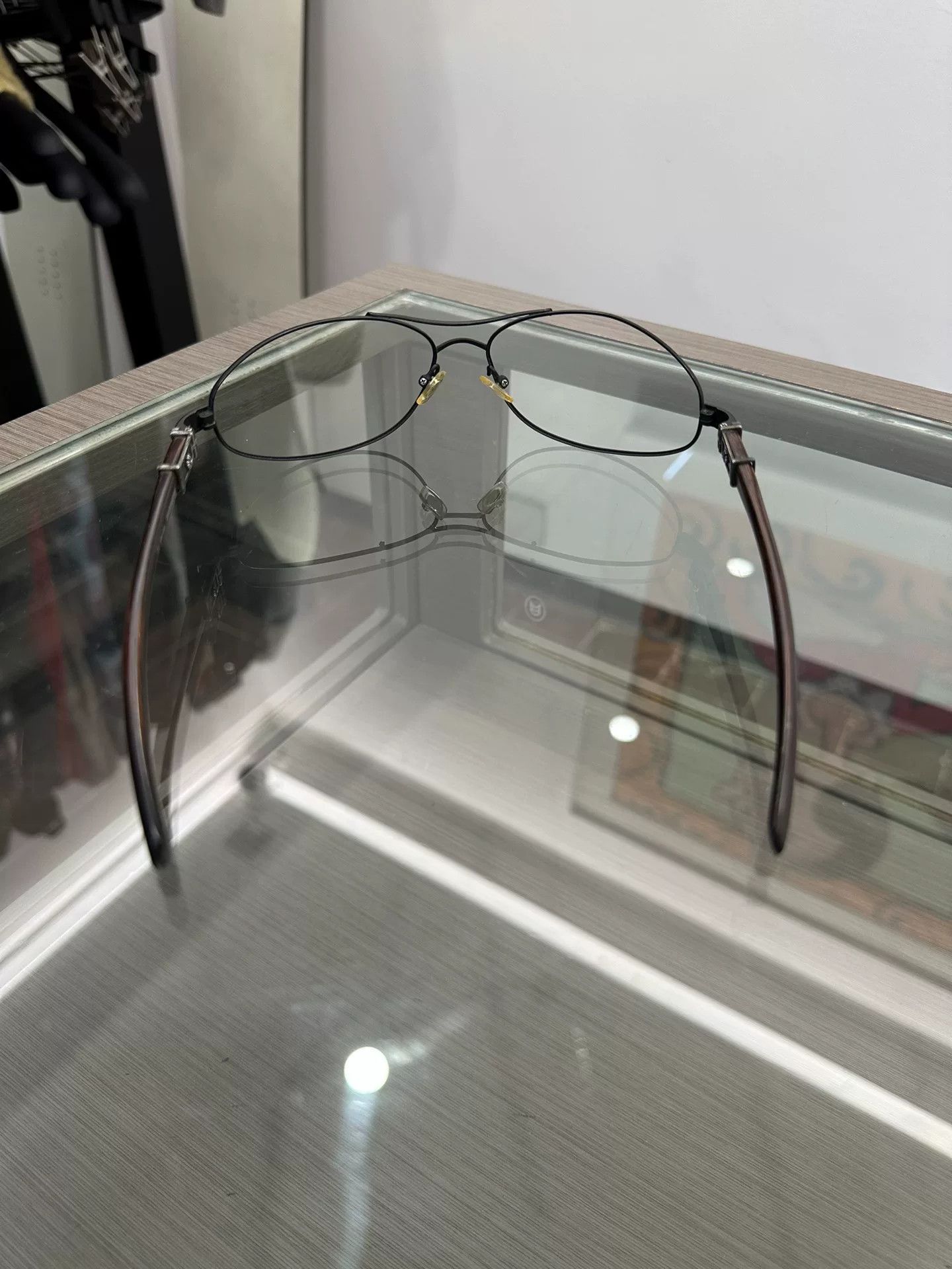 Chrome Hearts Chrome Hearts Side Silver Cross Wood Glasses Size ONE SIZE - 4 Thumbnail