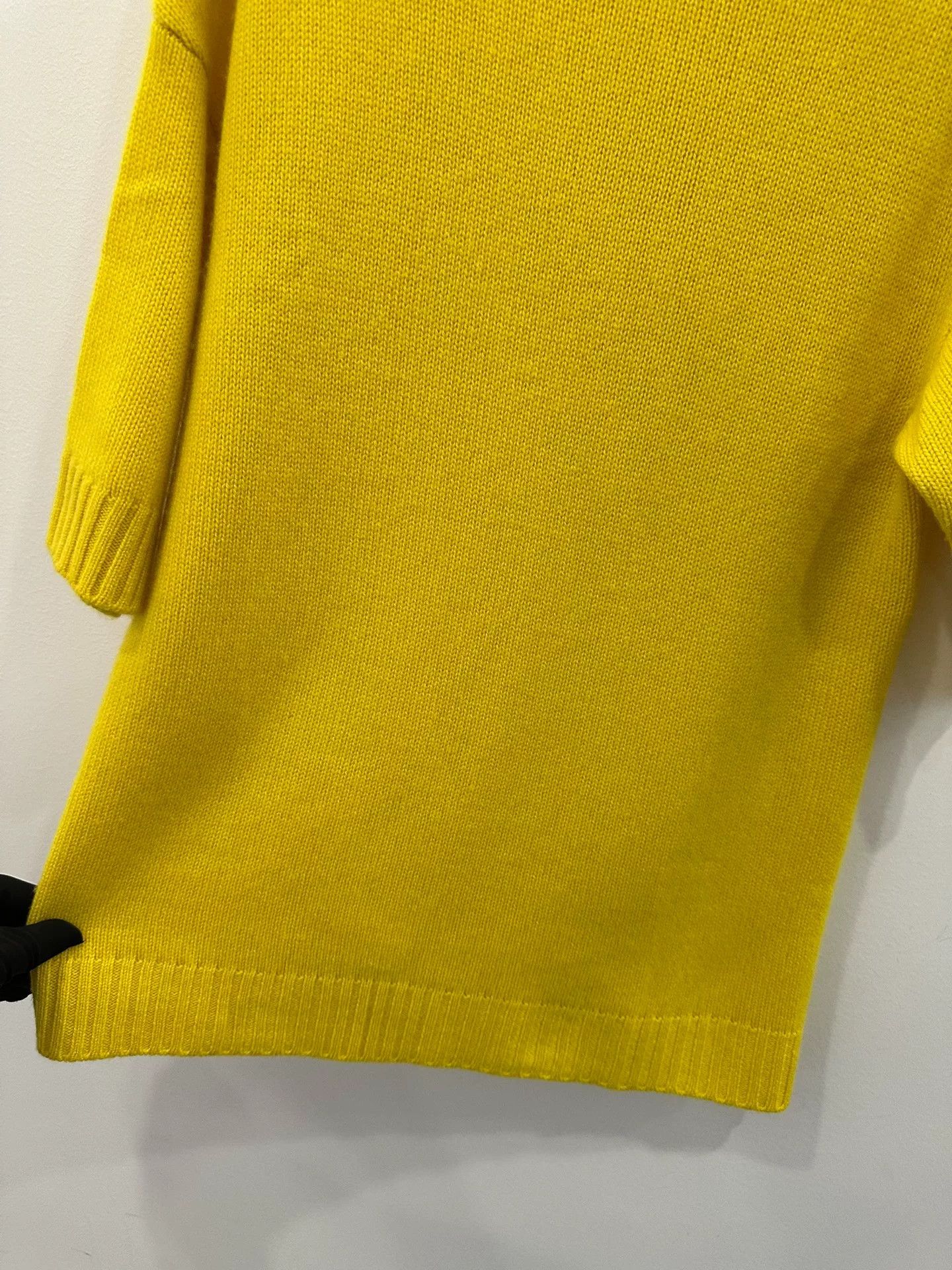 Dior Dior Women's Yellow Wool Sweater Size S / US 4 / IT 40 - 3 Thumbnail