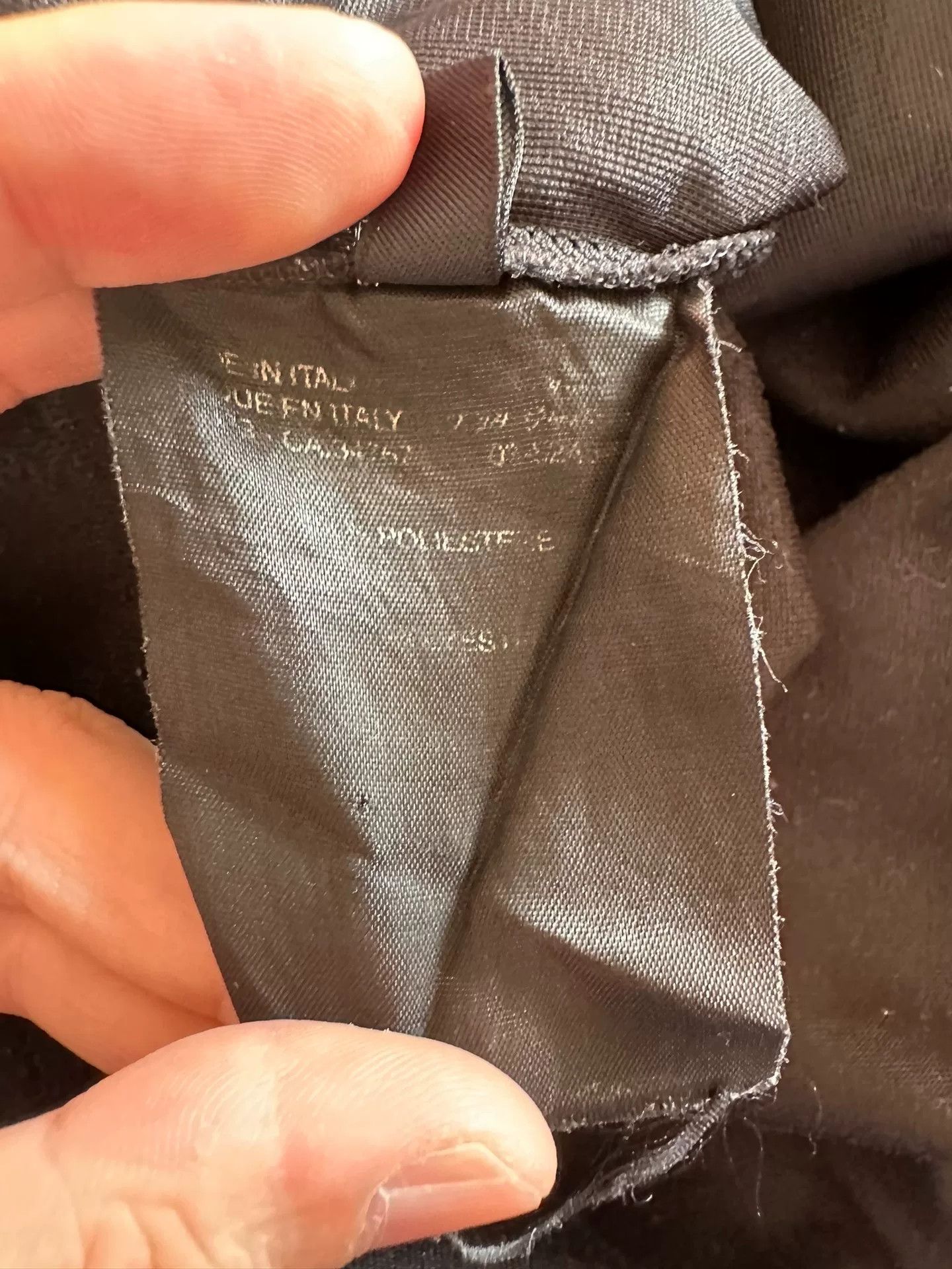 Prada Prada Women's Black Long-Sleeve Front Tie Tee Size M / US 6-8 / IT 42-44 - 7 Thumbnail