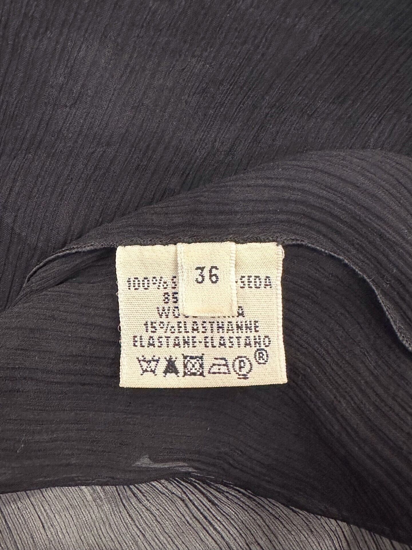 Hermes Hermes Women's Black Silk Shirt Coat Size XS / US 0-2 / IT 36-38 - 6 Thumbnail
