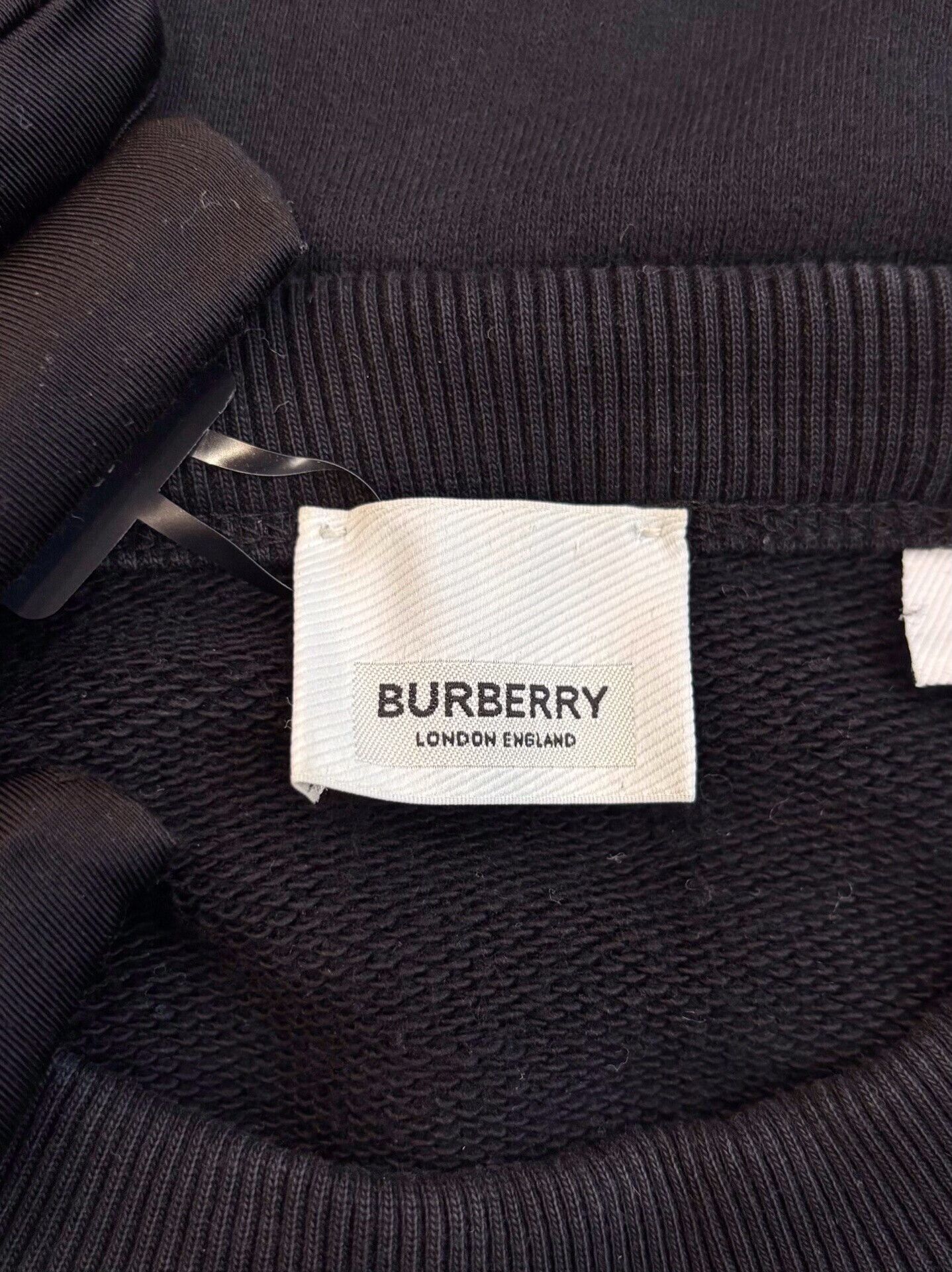 Burberry Burberry Men's Black Logo Long-Sleeve Sweatshirt Size US S / EU 44-46 / 1 - 5 Thumbnail