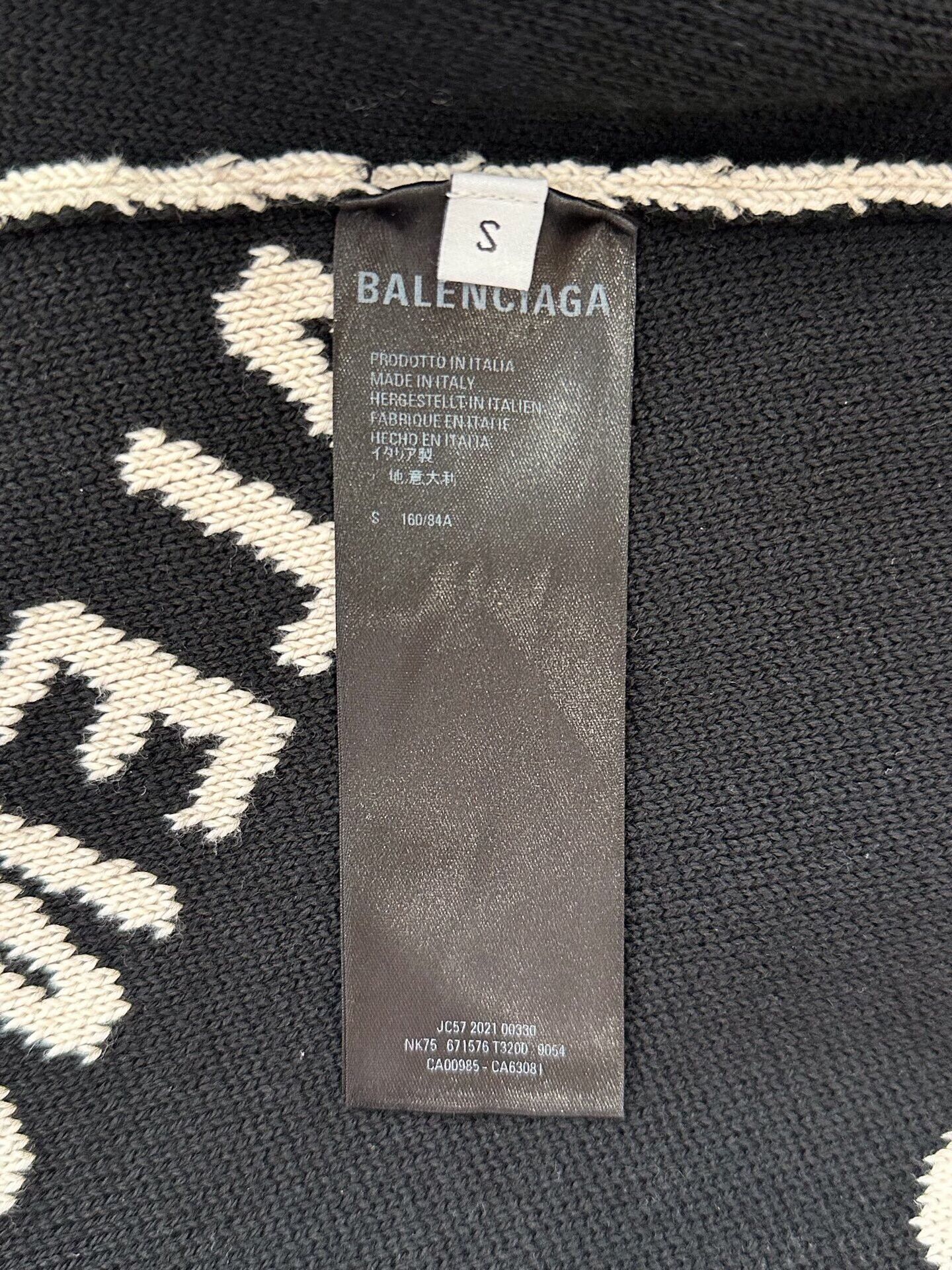 Balenciaga Balenciaga Women's Logo Print Sweater Size S / US 4 / IT 40 - 6 Thumbnail
