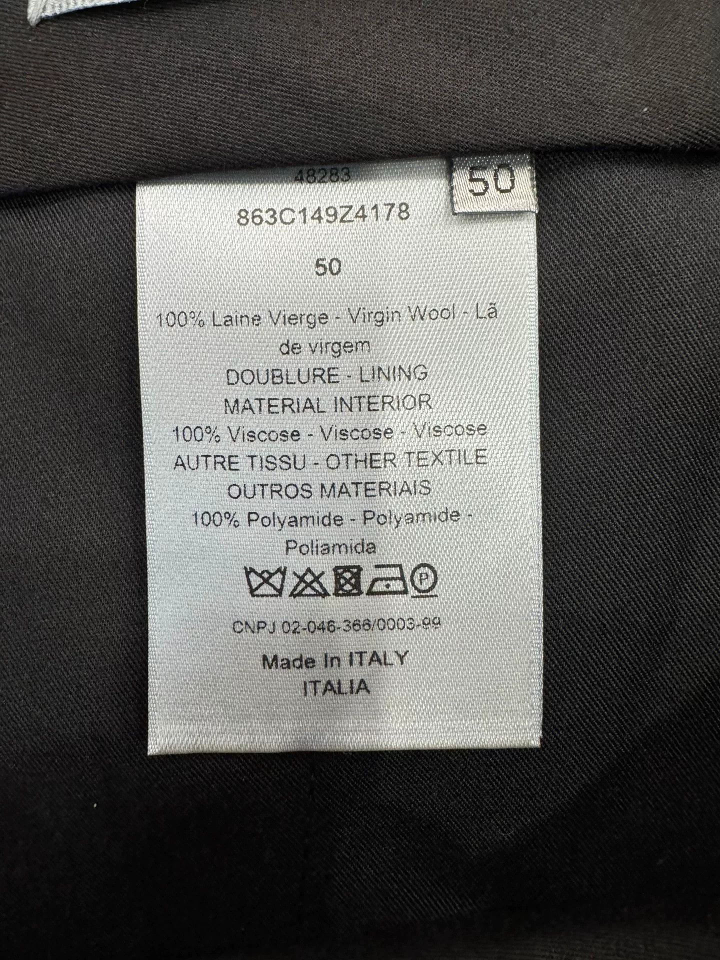 Dior Dior Men's Black Satin Panel Trousers Size US 34 / EU 50 - 5 Thumbnail