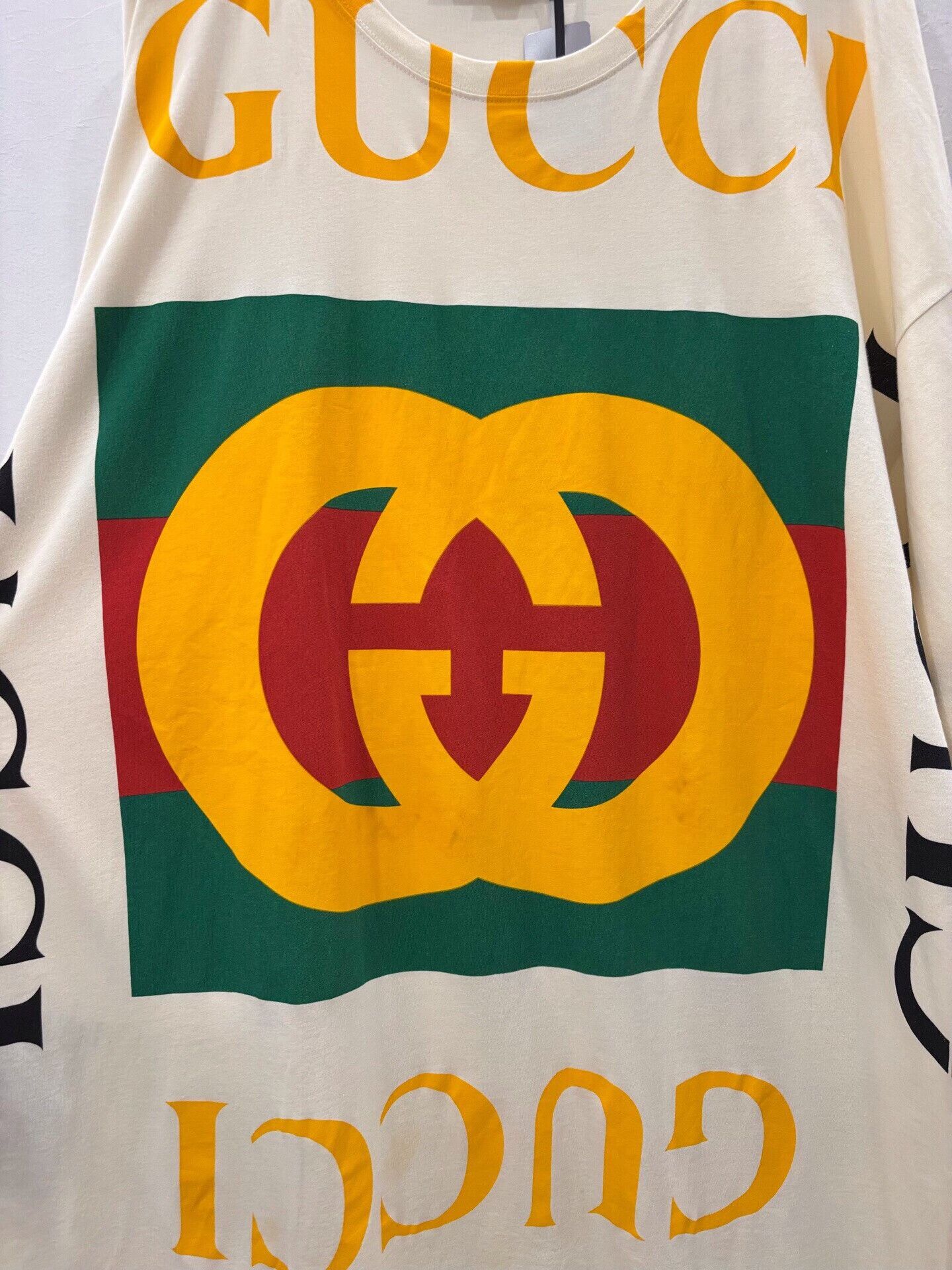Gucci Gucci Double G Logo White Short-Sleeve Tee Size US M / EU 48-50 / 2 - 4 Thumbnail