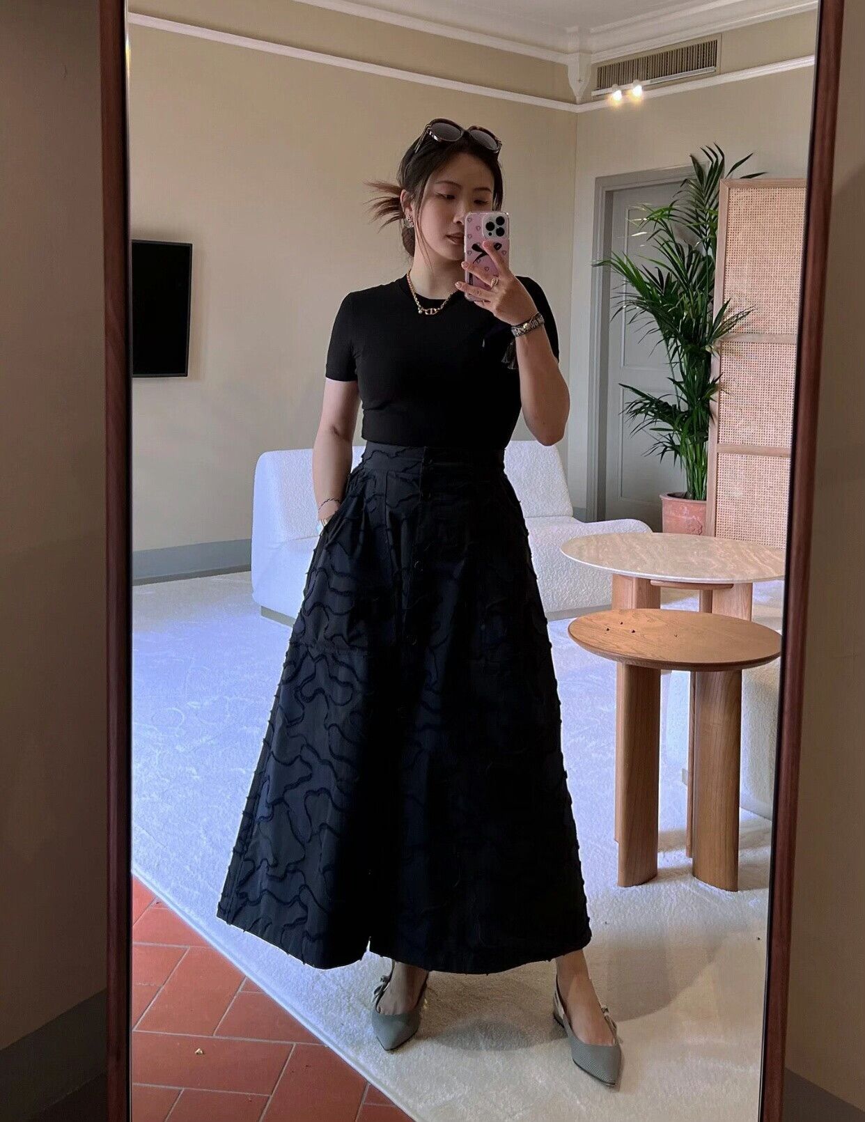 Dior Dior Camouflage Wave Logo Blue Skirt Size 42" / US 20 - 2 Thumbnail