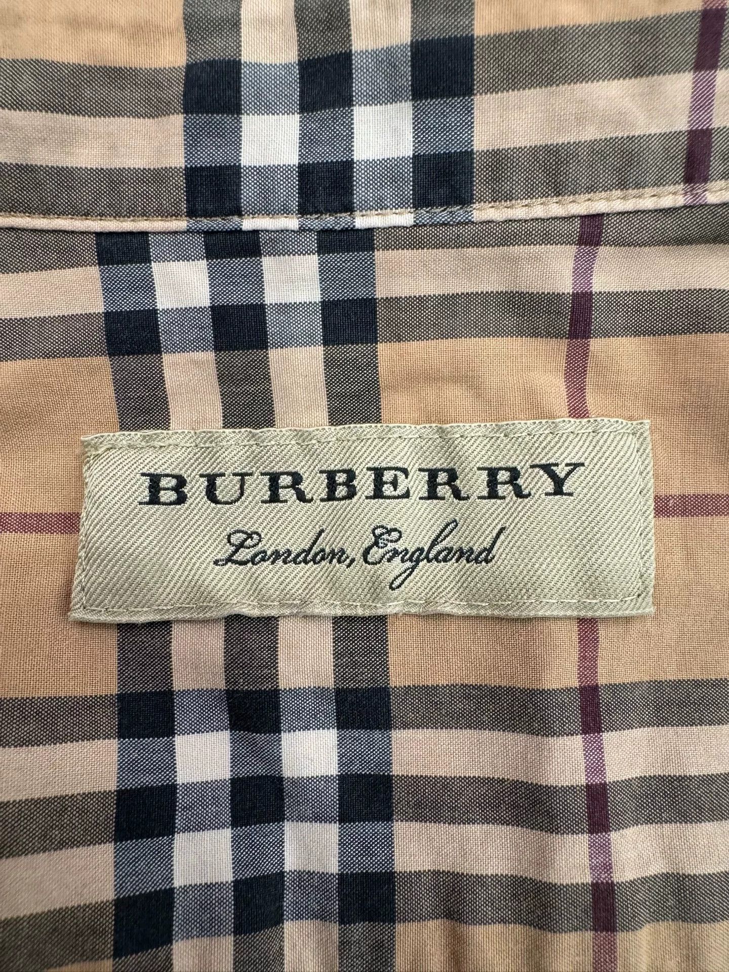 Burberry Burberry Brown Check Men's Shirt Size US M / EU 48-50 / 2 - 6 Thumbnail