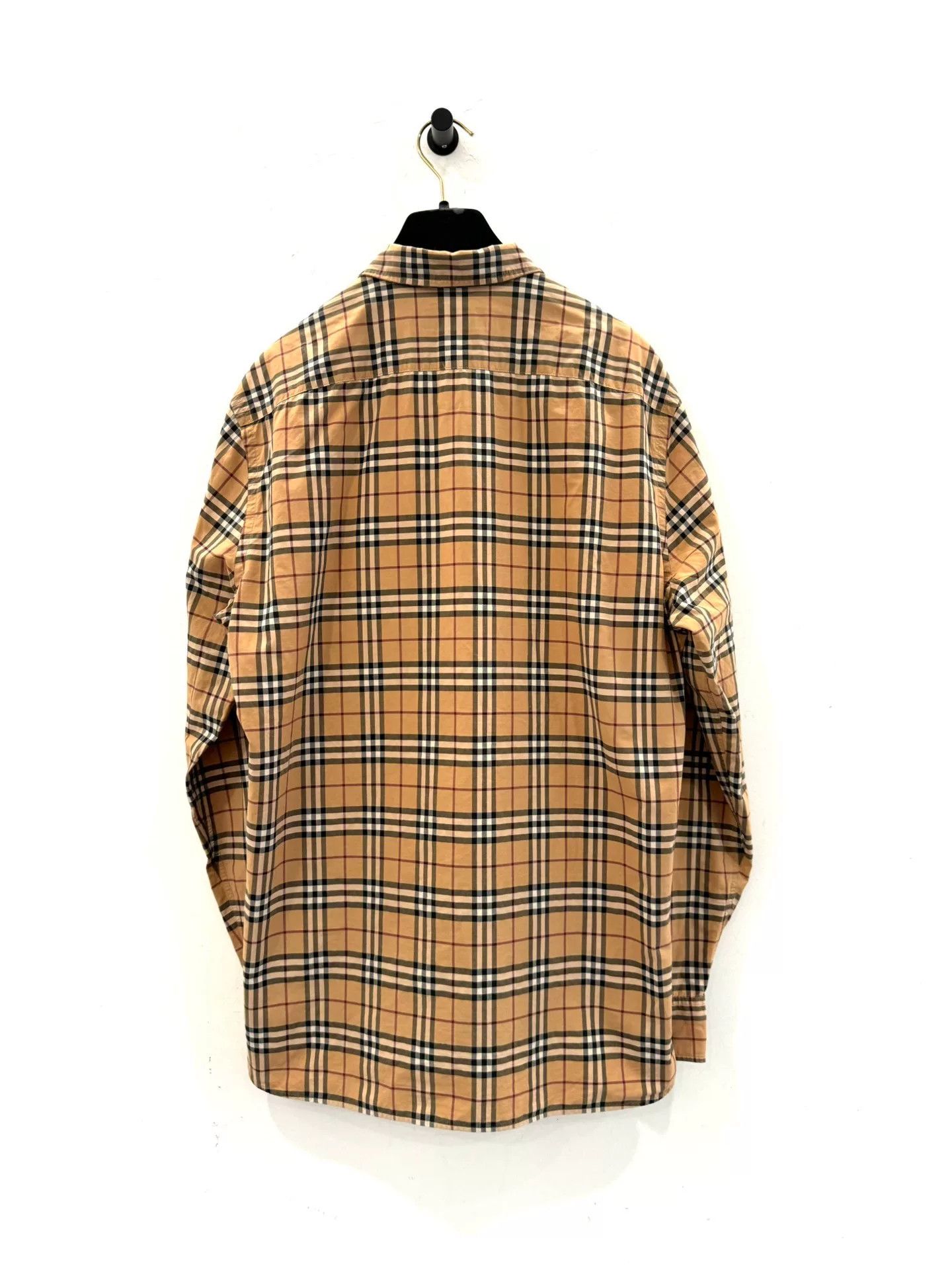 Burberry Burberry Brown Check Men's Shirt Size US M / EU 48-50 / 2 - 2 Thumbnail