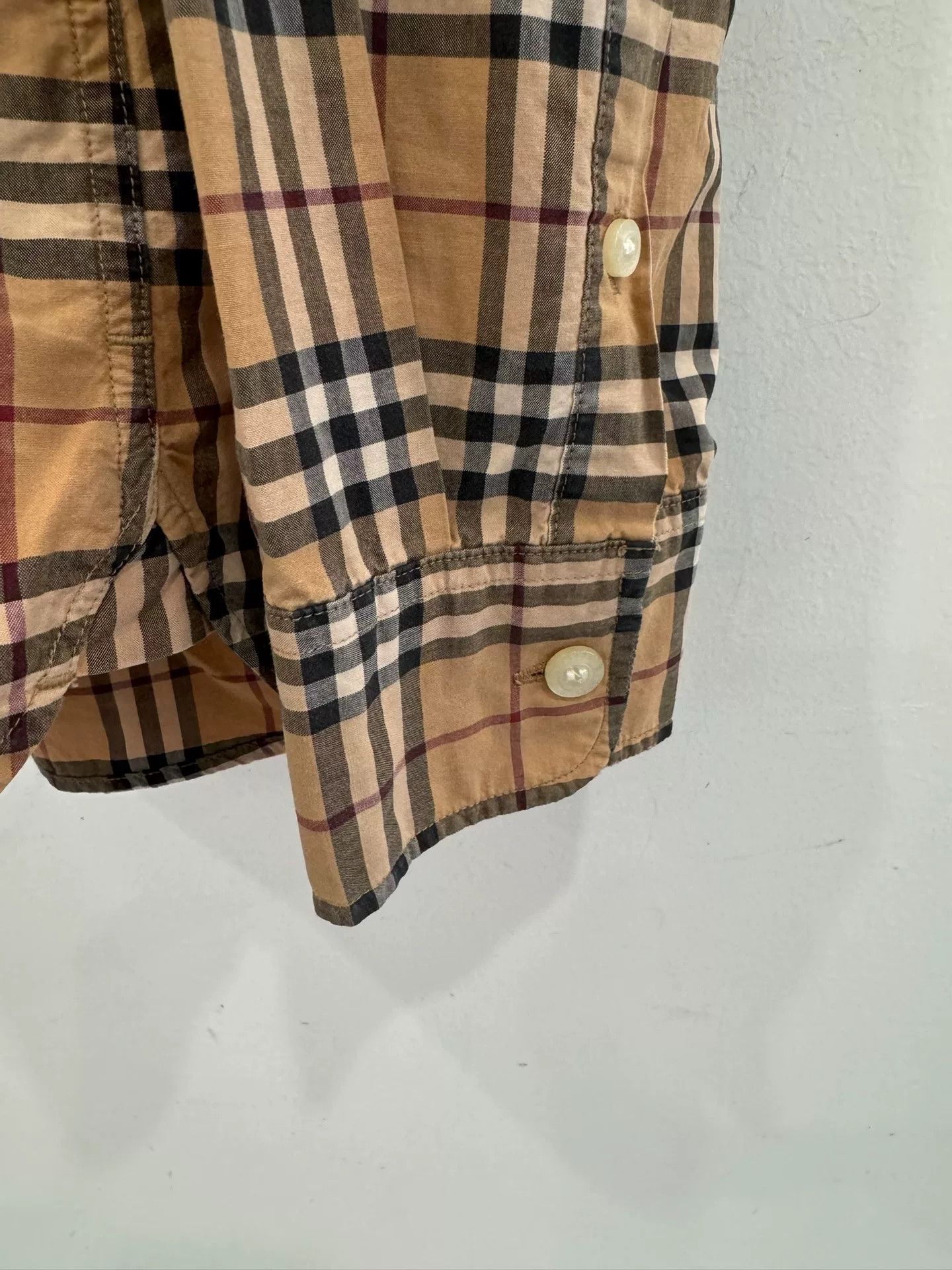 Burberry Burberry Brown Check Men's Shirt Size US M / EU 48-50 / 2 - 4 Thumbnail