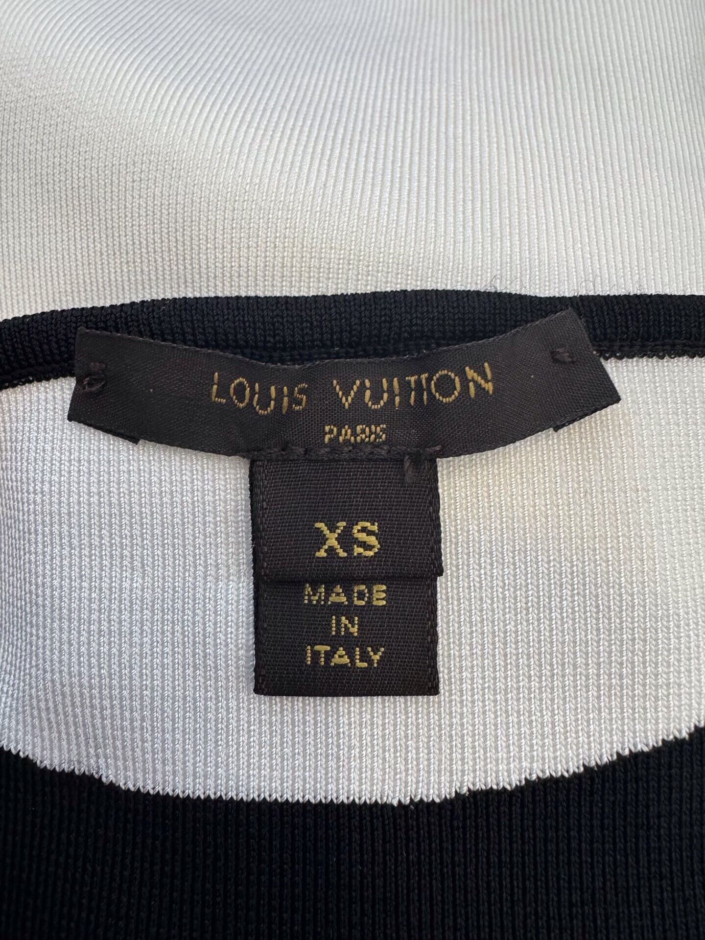 Louis Vuitton Louis Vuitton Black White Irregular Stripe Sleeveless Knit Size XS / US 0-2 / IT 36-38 - 6 Thumbnail