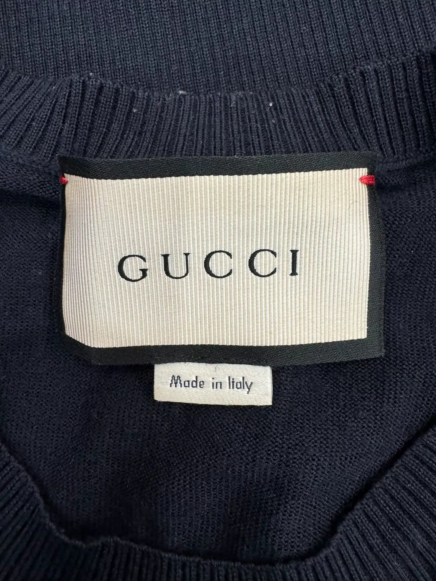 Gucci Gucci Red Bee Logo Men's Knit Sweater Size US XL / EU 56 / 4 - 3 Thumbnail