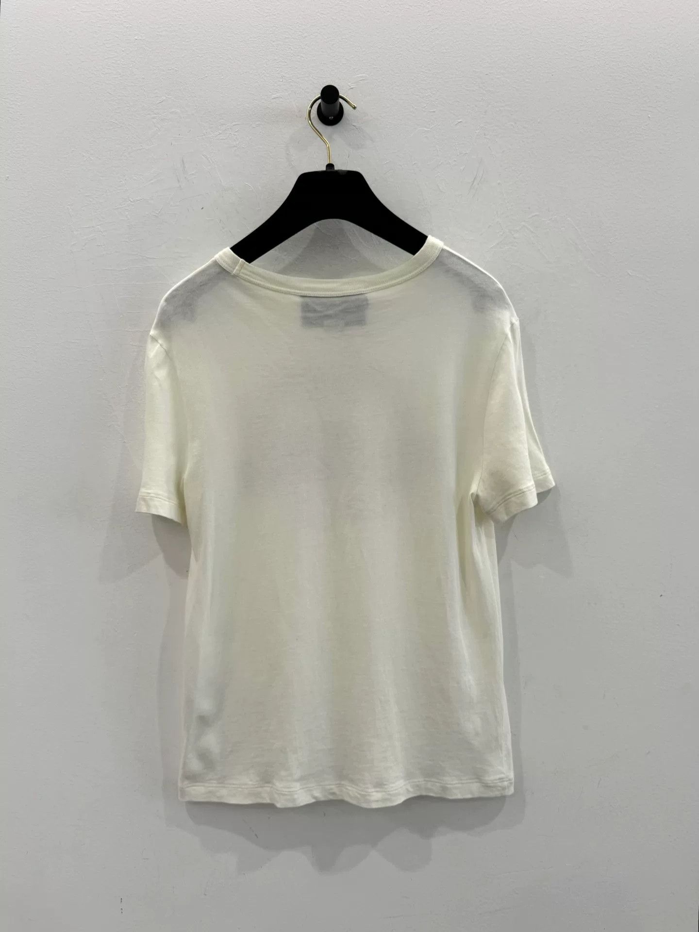 Gucci Gucci 1921 Letter Print Women's White Tee Size M / US 6-8 / IT 42-44 - 3 Thumbnail