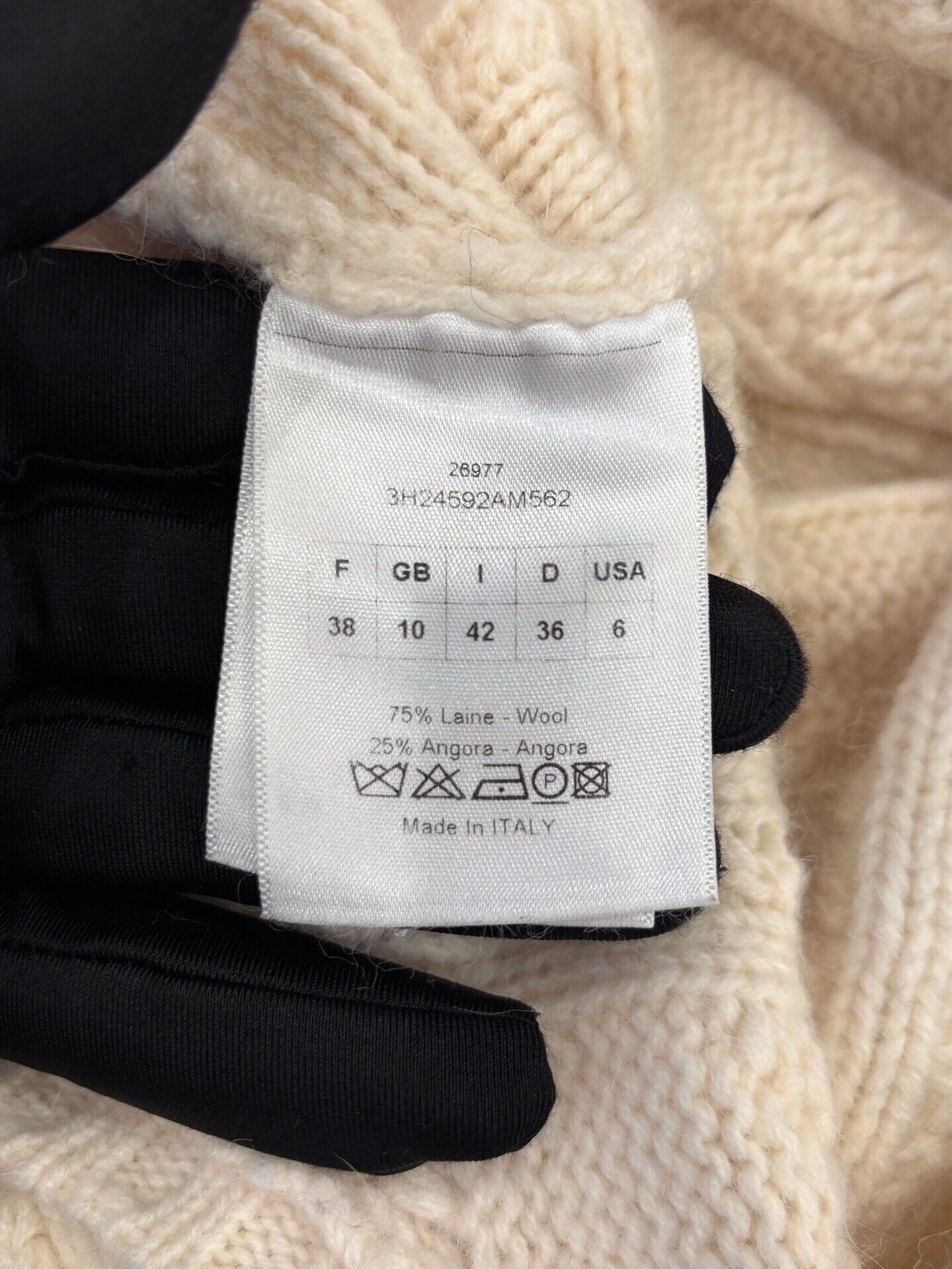 Dior Dior Logo Wool Knit Women's Sweater Size S / US 4 / IT 40 - 5 Thumbnail
