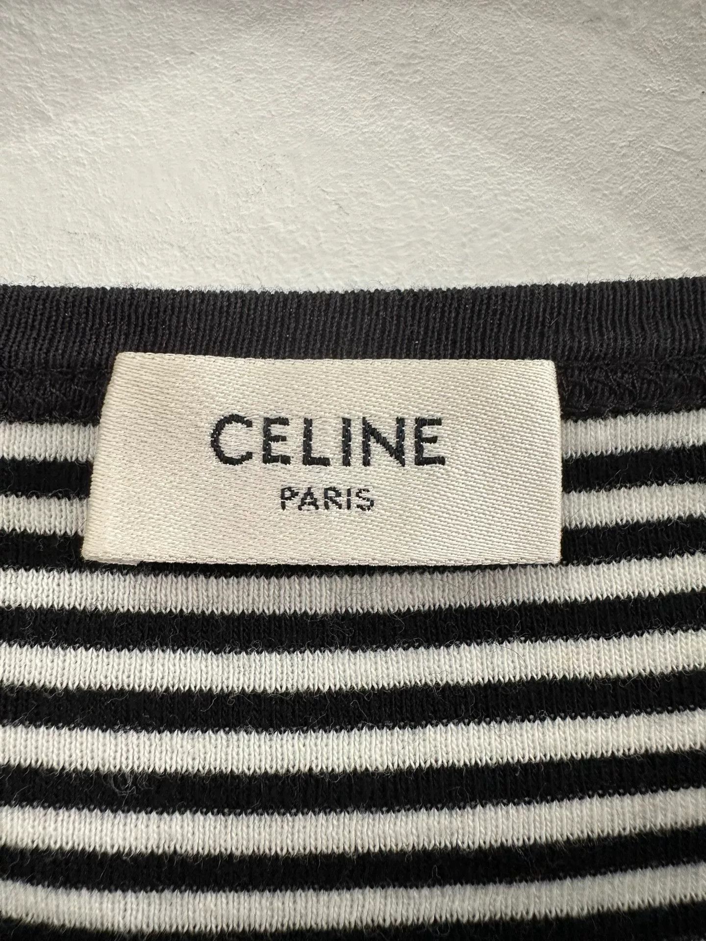 Celine Celine Black White Striped Anchor Tee XS Size XS / US 0-2 / IT 36-38 - 4 Thumbnail