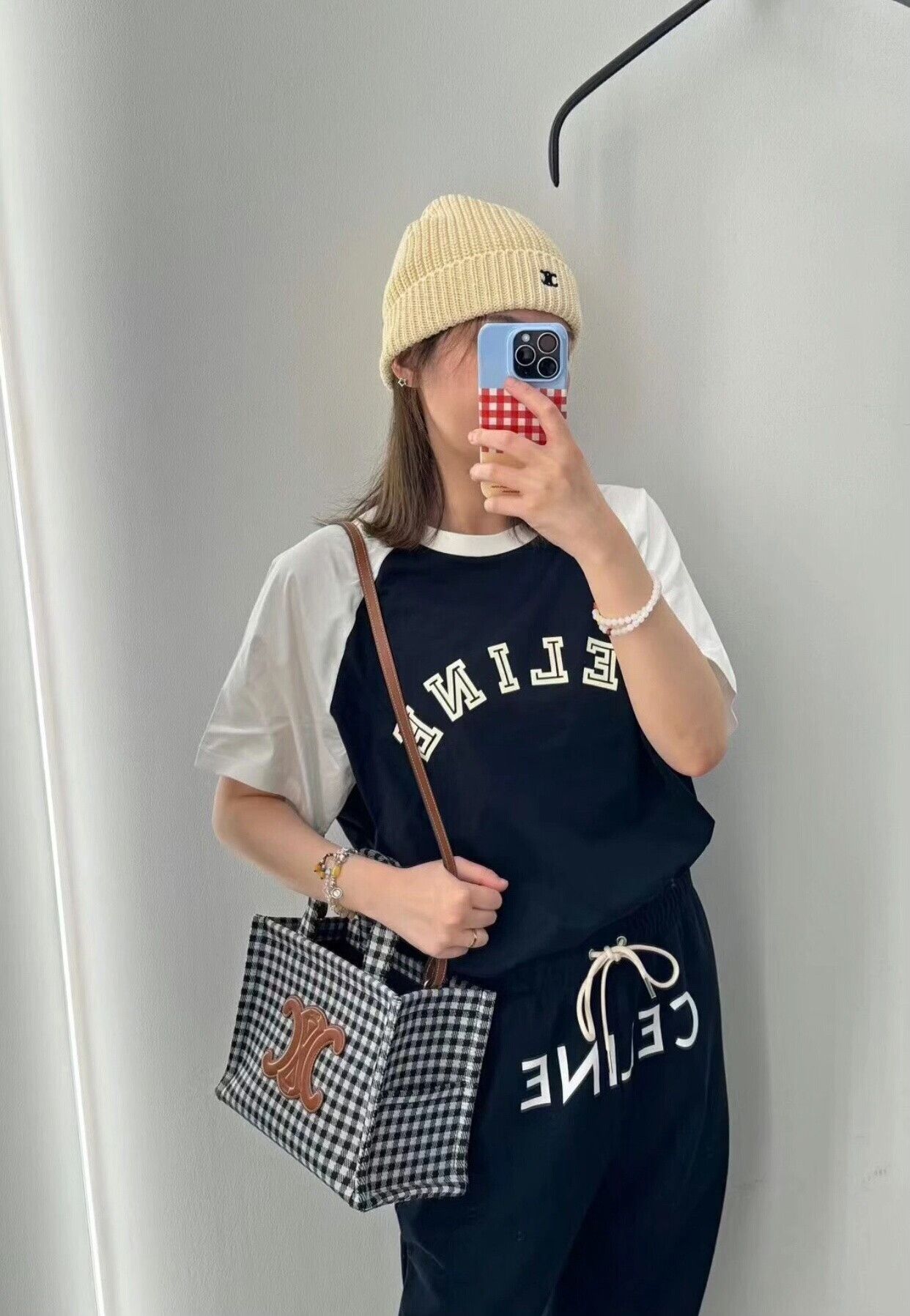 Celine Celine Black White Colorblock Logo Tee Size XS / US 0-2 / IT 36-38 - 2 Thumbnail