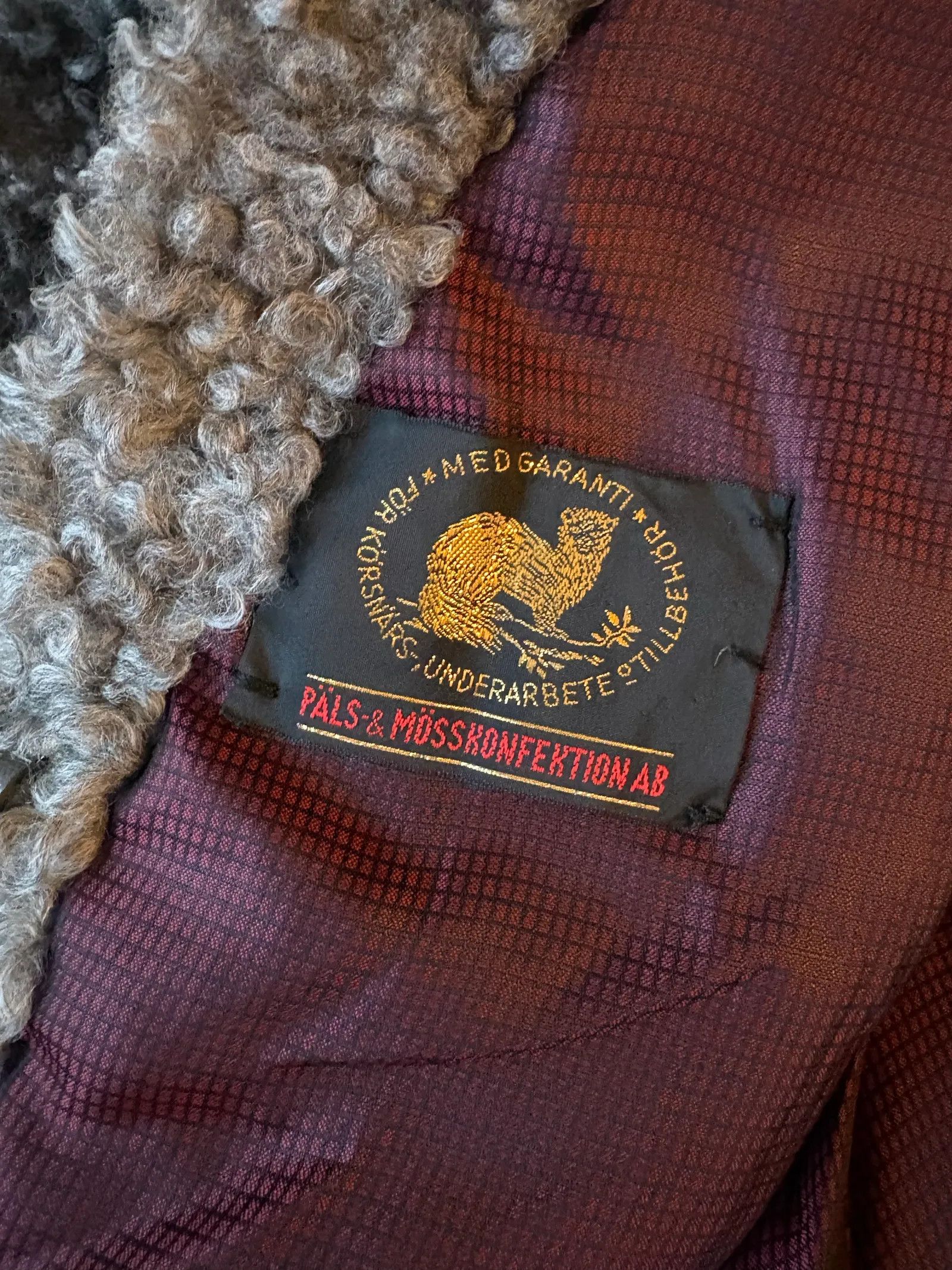 Vintage Vintage Pälsjacka i fårskinn Fur Faux Fur Size S / US 4 / IT 40 - 3 Thumbnail