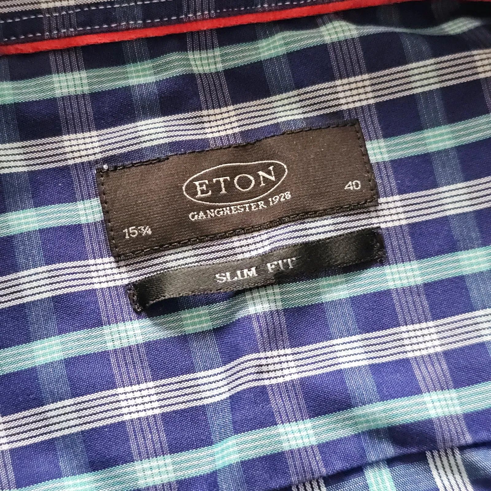 Eton Eton Slim Fit Ganghester 1928 Shirt Size US M / EU 48-50 / 2 - 2 Thumbnail