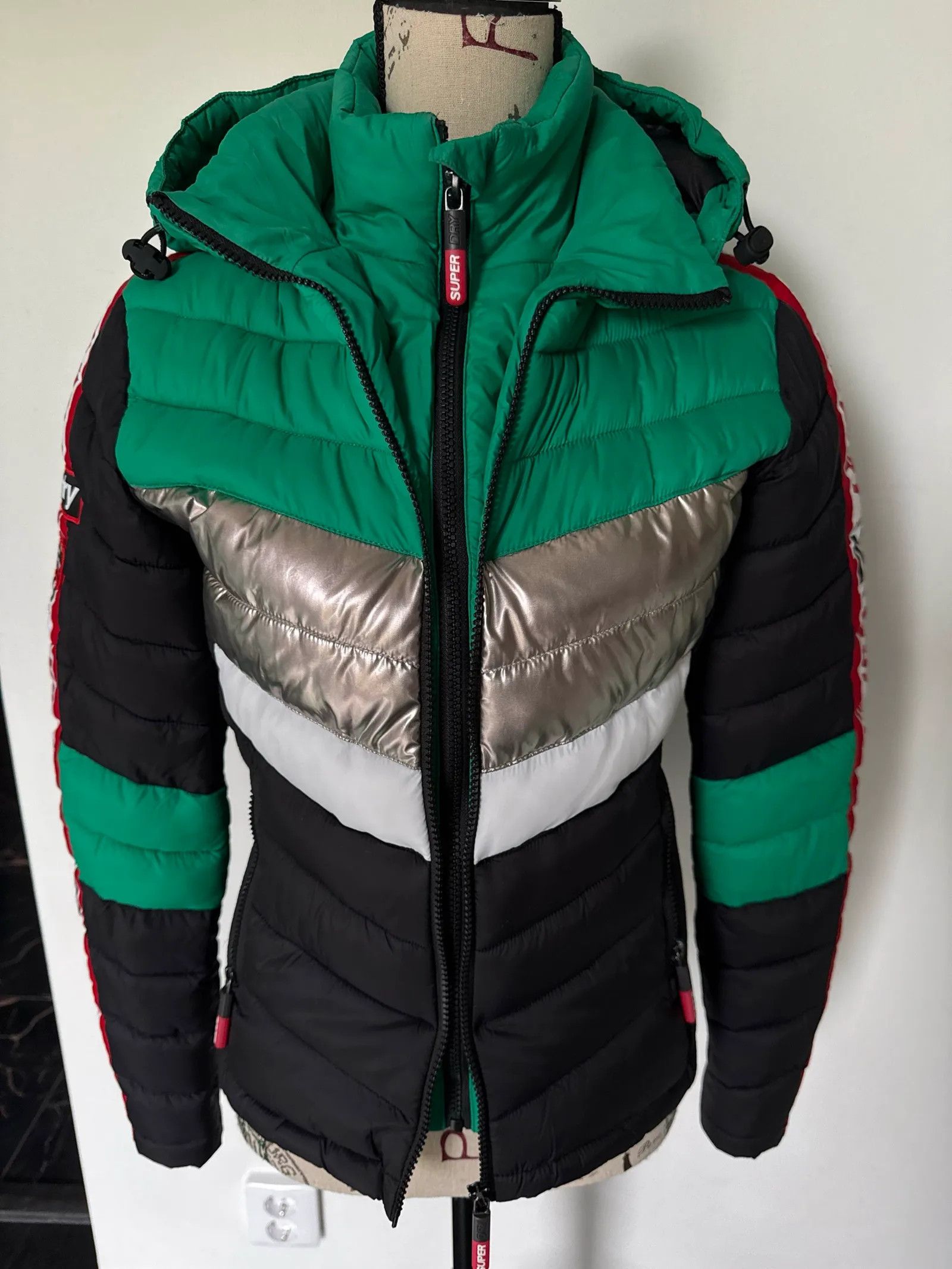Superdry Superdry No.10 Down Jacket Size XS / US 0-2 / IT 36-38 - 7 Thumbnail