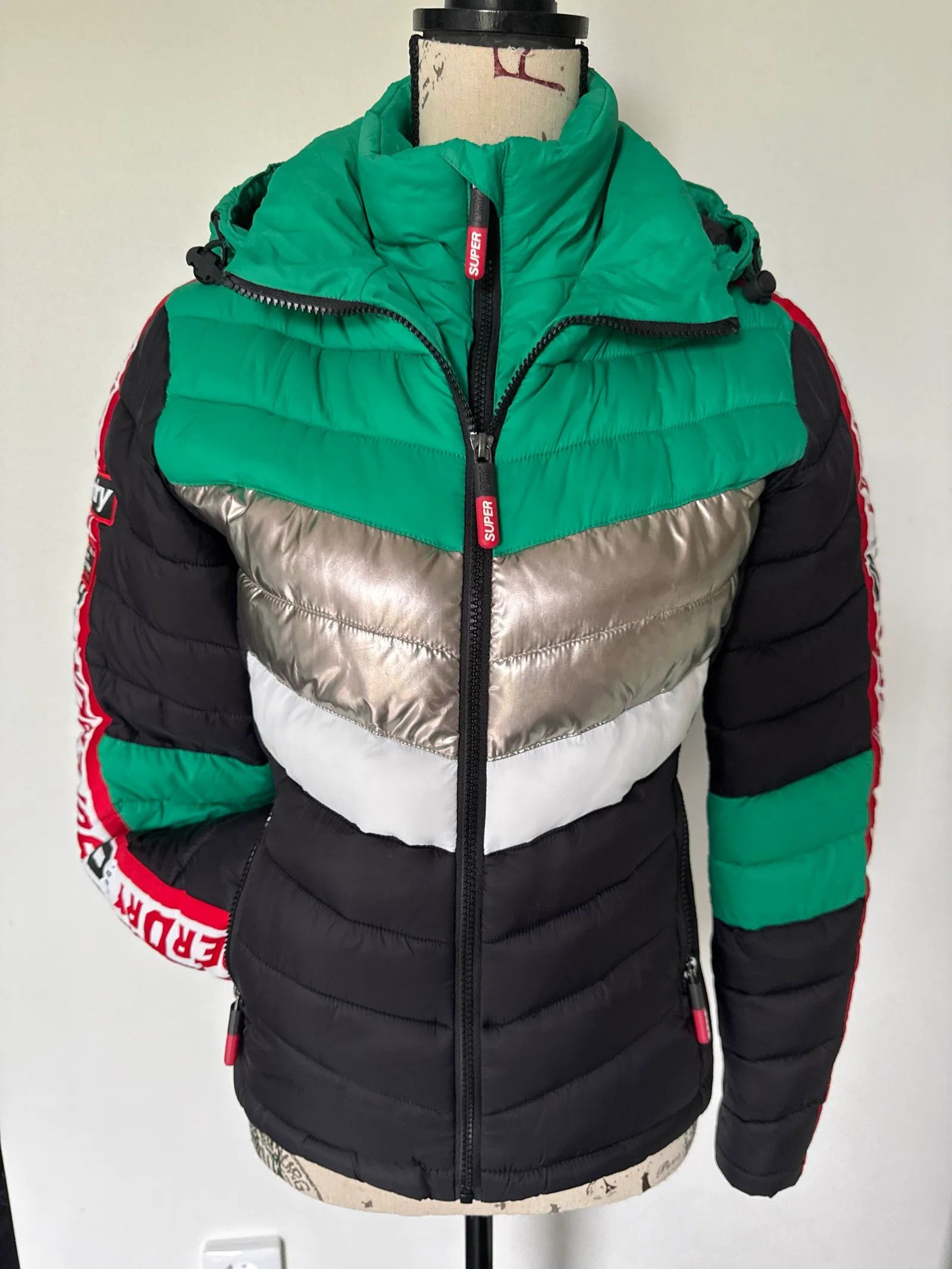 Superdry Superdry No.10 Down Jacket Size XS / US 0-2 / IT 36-38 - 8 Thumbnail