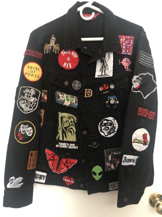 Supreme Supreme Patch Denim Trucker Jacket | Grailed