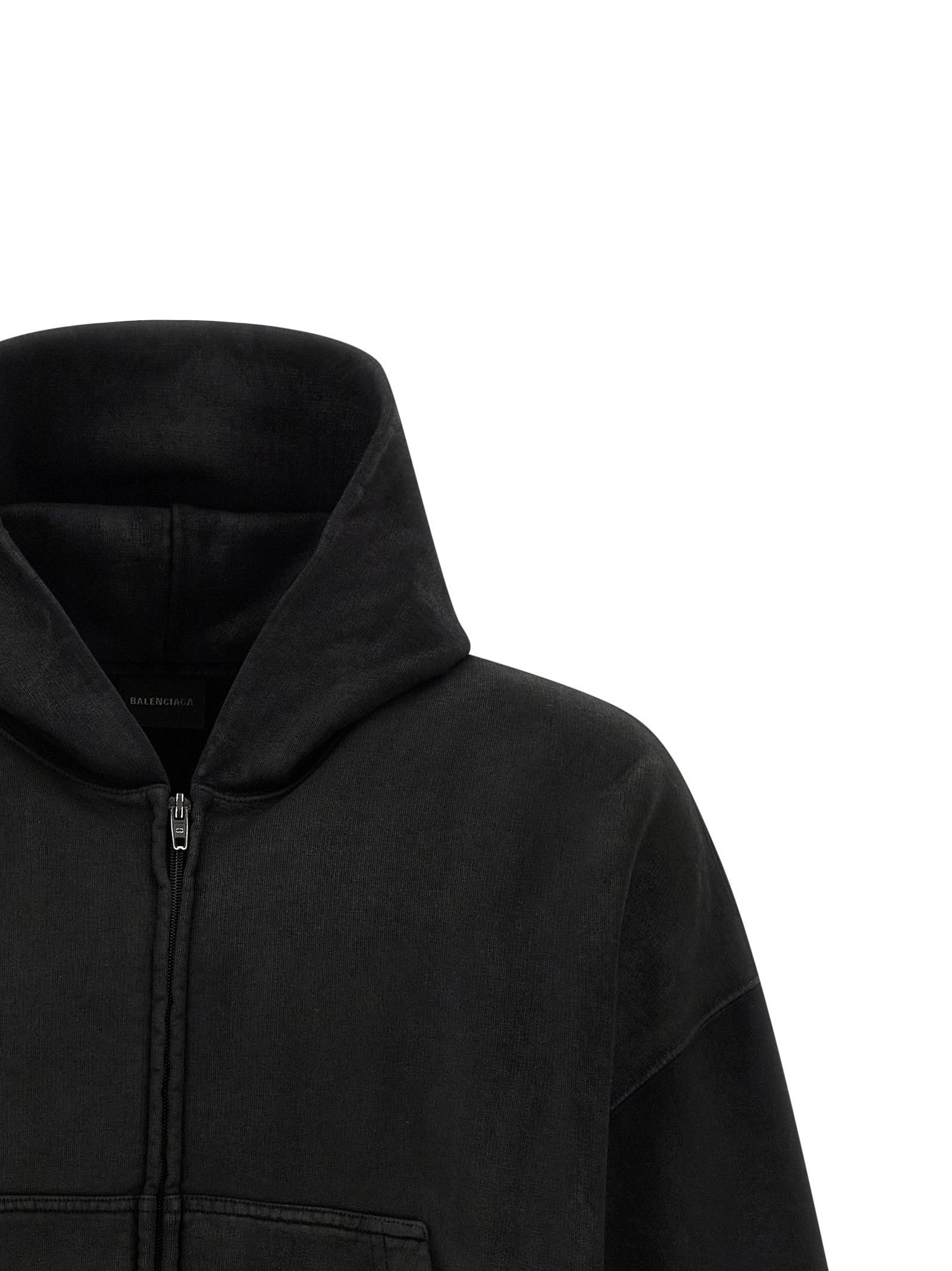 Balenciaga Cropped hoodie Size US S / EU 44-46 / 1 - 3 Thumbnail