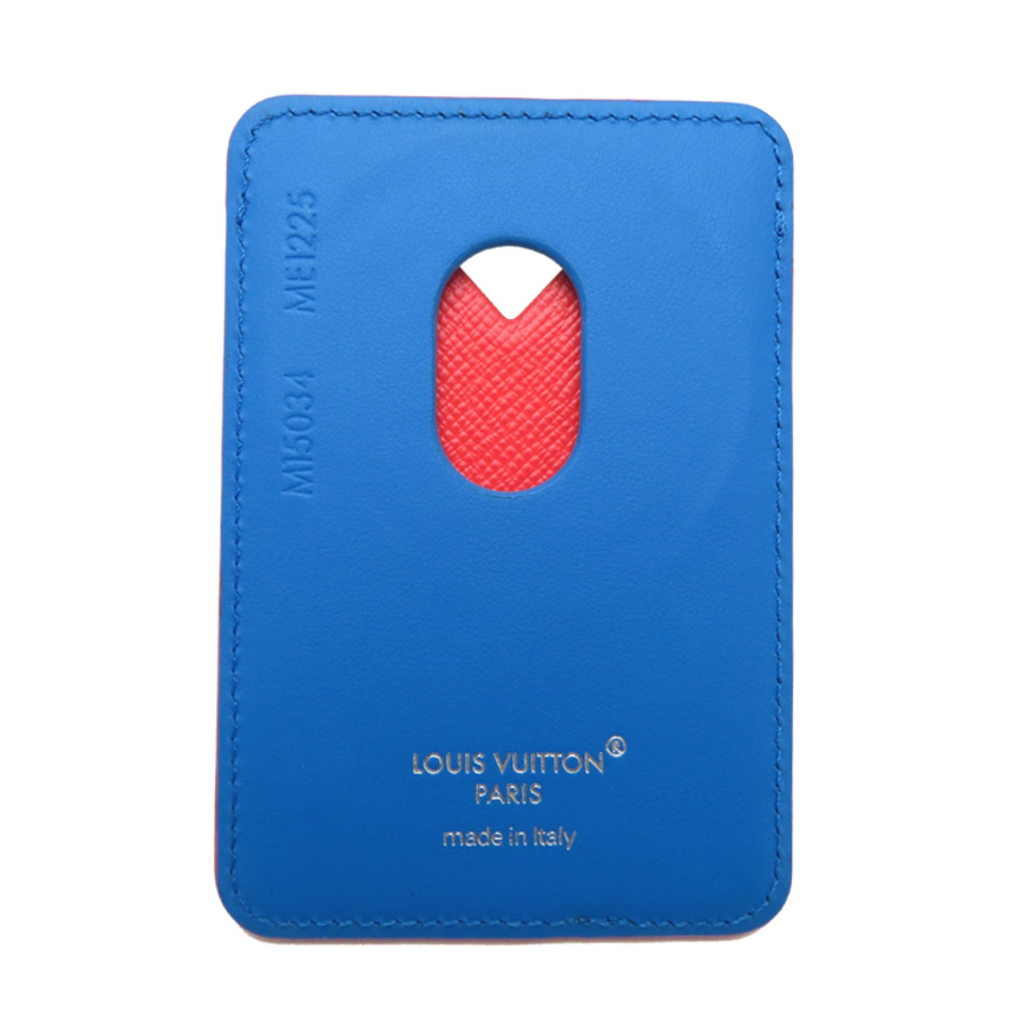 Louis Vuitton Louis Vuitton Porte Carte Magnet Business Card Case for Men and Women, M15034 (Discontinued) Monogram Glow Blue Size ONE SIZE - 2 Thumbnail