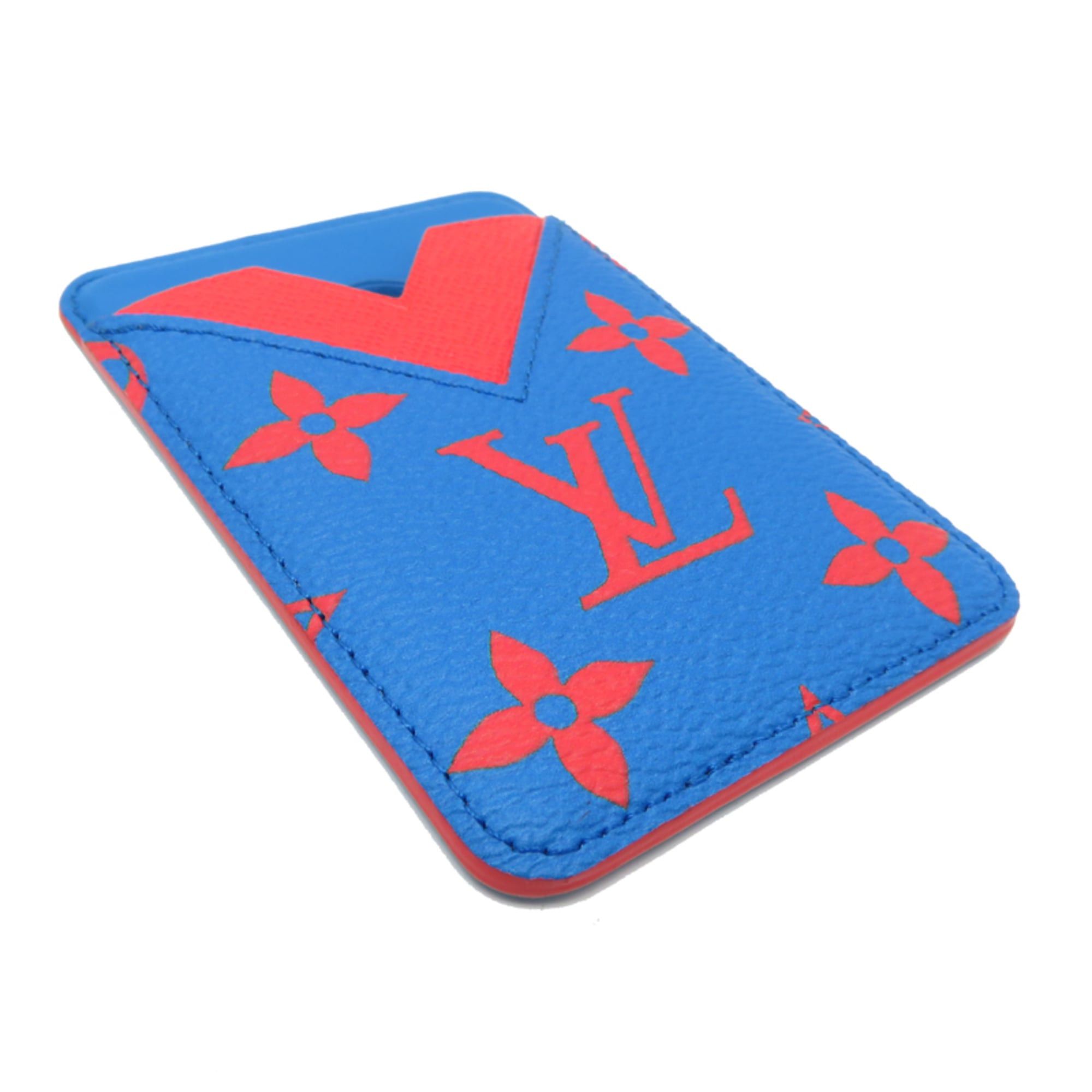 Louis Vuitton Louis Vuitton Porte Carte Magnet Business Card Case for Men and Women, M15034 (Discontinued) Monogram Glow Blue Size ONE SIZE - 3 Thumbnail