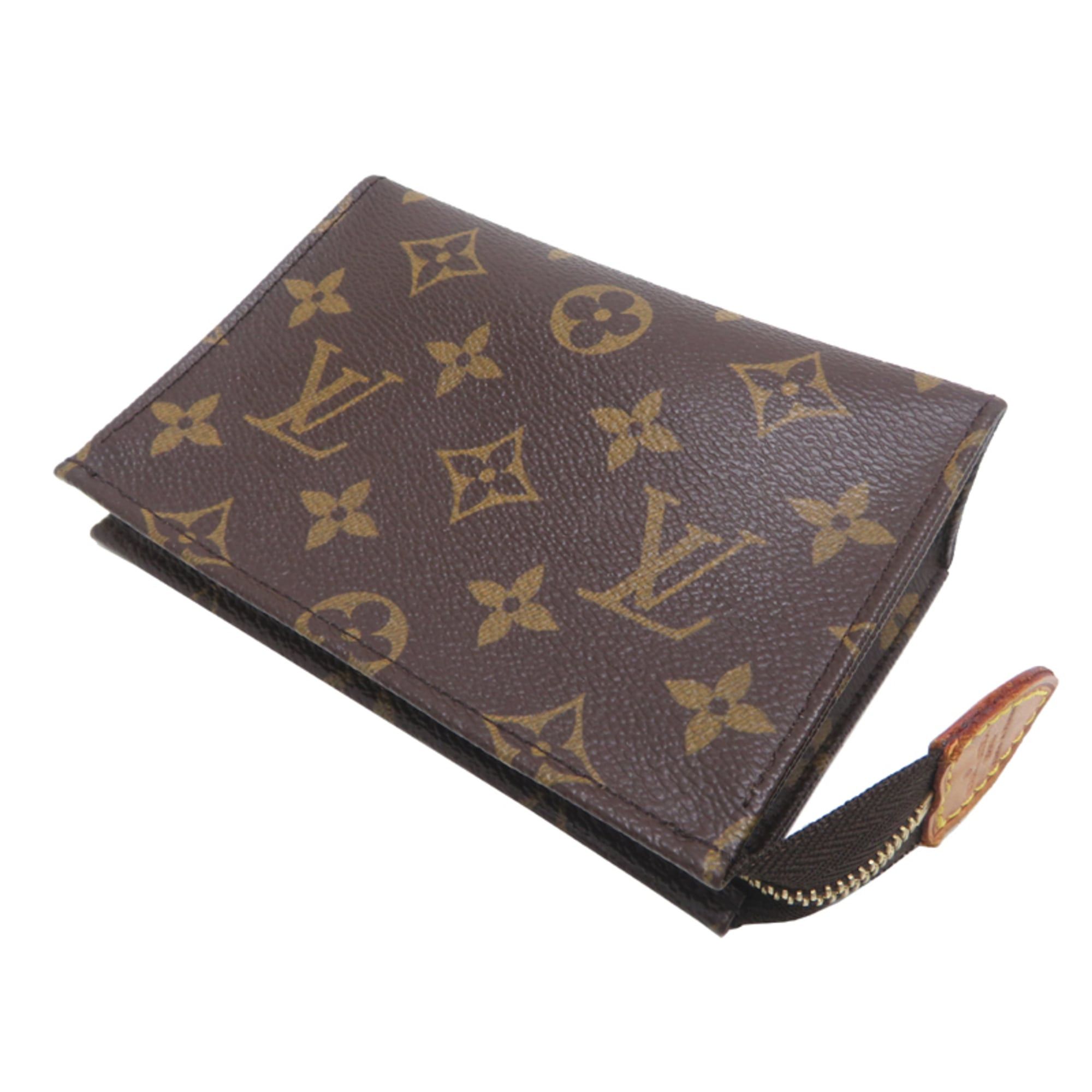 Louis Vuitton Louis Vuitton Poche Toilette 15 Pouch M47546 for Men and Women, Monogram, Brown Size ONE SIZE - 4 Thumbnail