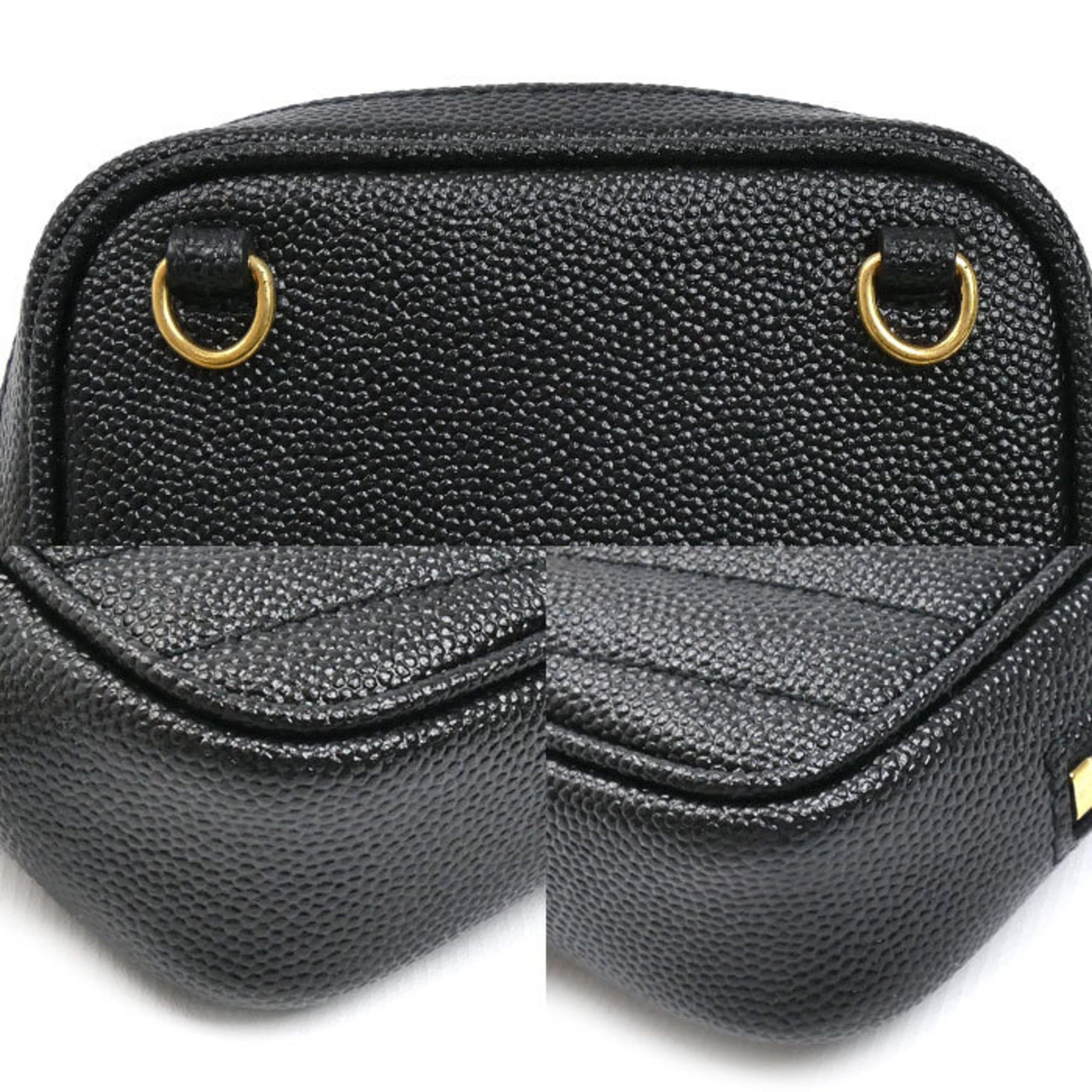 Saint Laurent Paris SAINT LAURENT Baby Lou Leather Chain Shoulder Bag, Black, 635088, Women's Size ONE SIZE - 5 Thumbnail