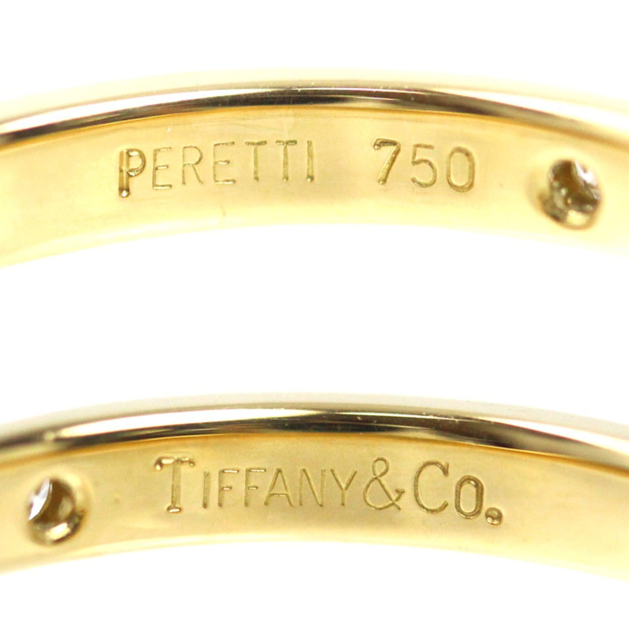 Tiffany & Co. TIFFANY & Co. 18K Yellow Gold Stacking Band Ring with Single Diamond, 4.0g, Women's Size ONE SIZE - 5 Thumbnail