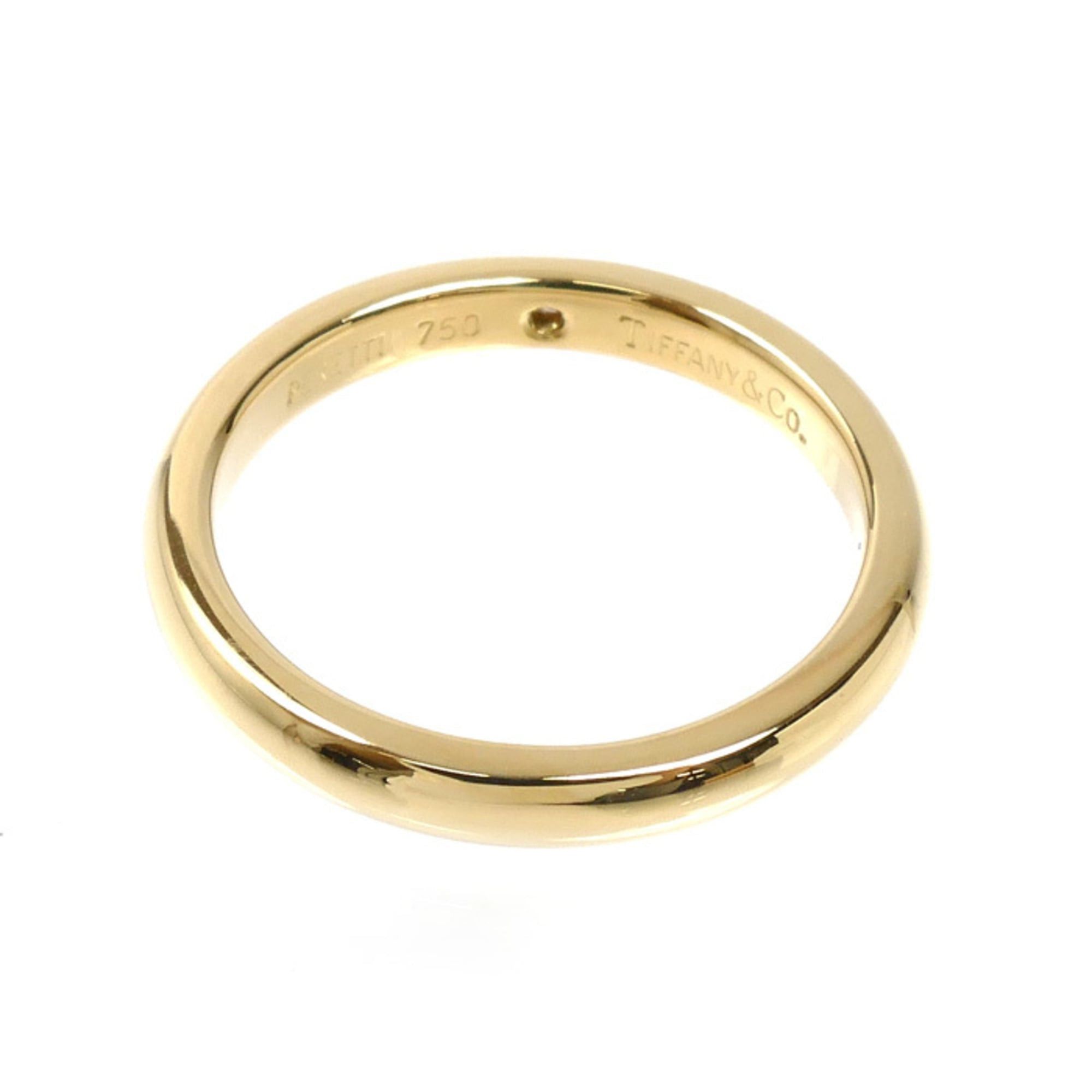 Tiffany & Co. TIFFANY & Co. 18K Yellow Gold Stacking Band Ring with Single Diamond, 4.0g, Women's Size ONE SIZE - 4 Thumbnail