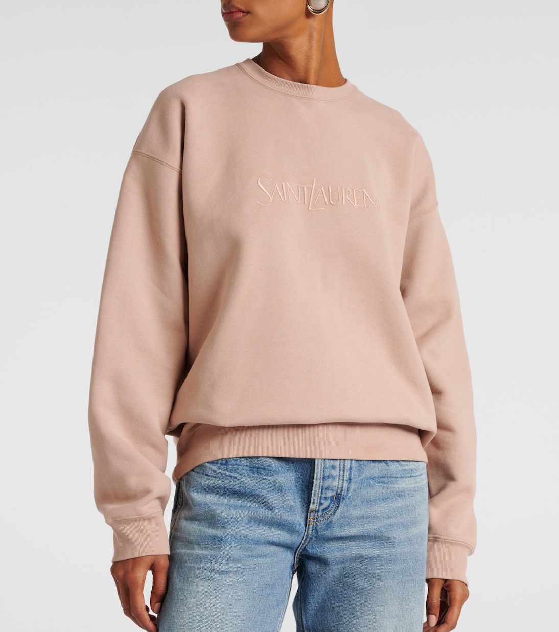 Saint Laurent Paris saint laurent sweatshirt powder Size US XXL / EU 58 / 5 - 4 Thumbnail