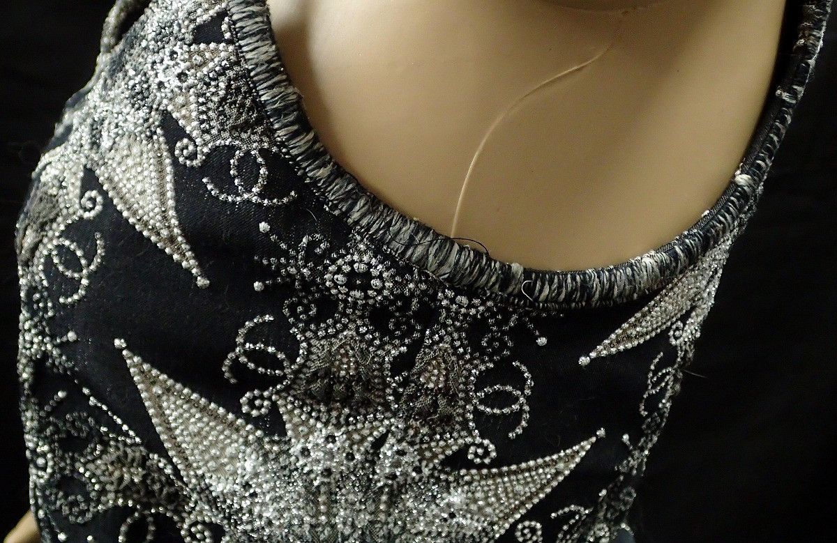 Chanel Chanel CHANEL Embroidery Polyester Nylon Spandex Setup Plastic / Synthetic Tops P28810V18723 DUTY FREE for USA Size ONE SIZE - 4 Thumbnail
