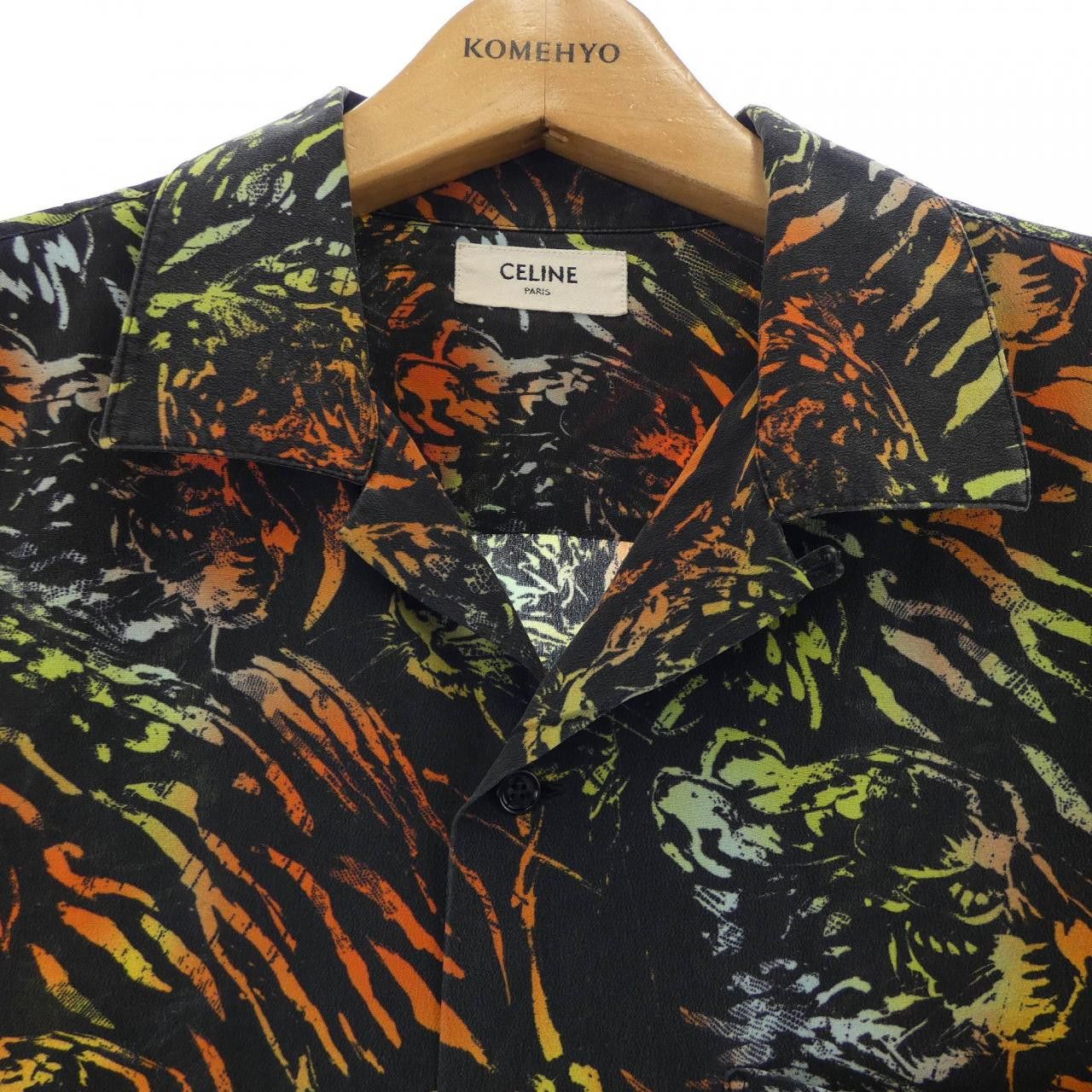 Celine Celine Celine S/S Shirt Silk Shirt Textile Tops 2C946643T DUTY FREE for USA Size ONE SIZE - 5 Thumbnail