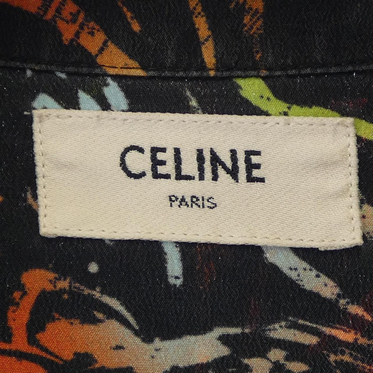 Celine Celine Celine S/S Shirt Silk Shirt Textile Tops 2C946643T DUTY FREE for USA Size ONE SIZE - 4 Thumbnail