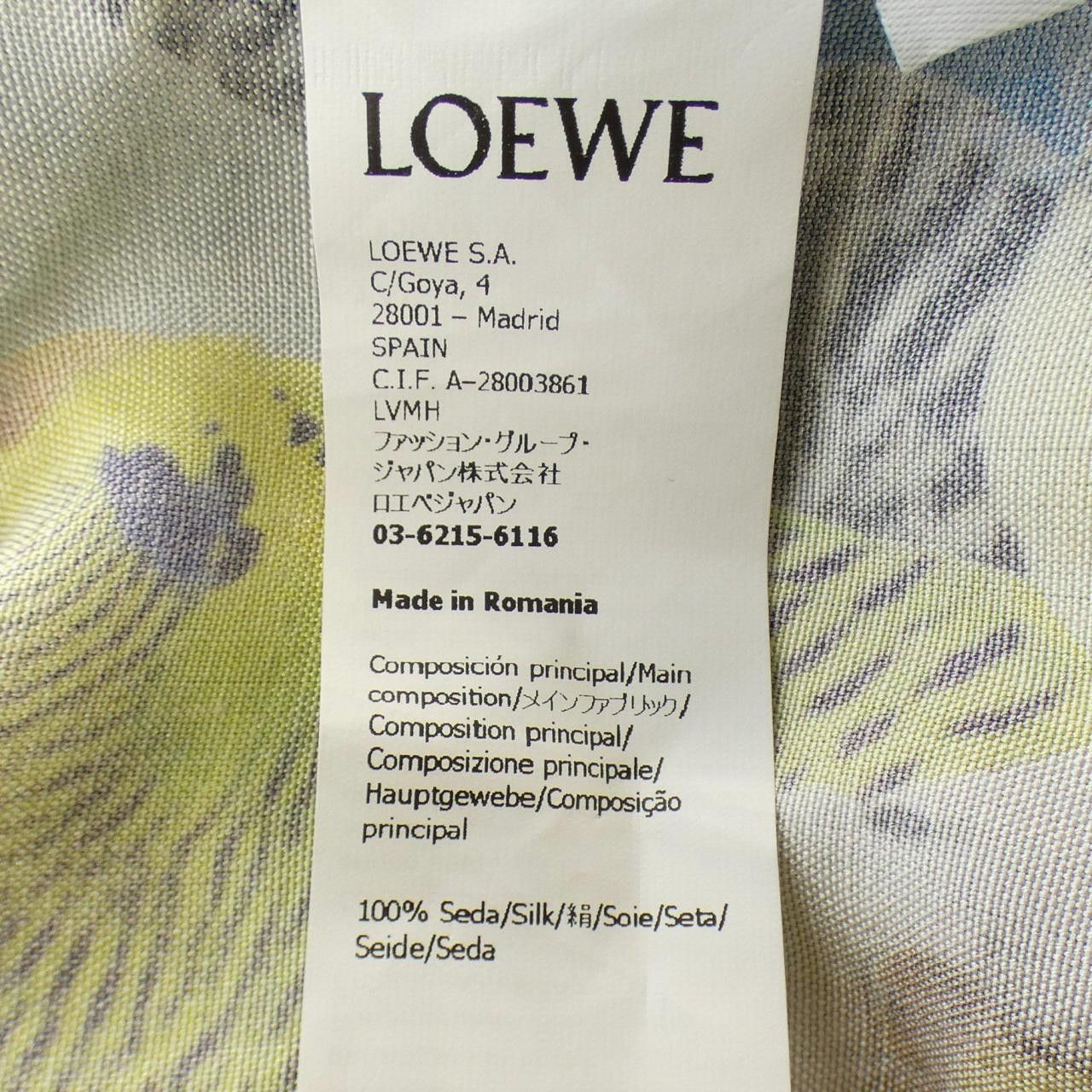 Loewe Loewe Loewe S/S Shirt Silk Shirt Textile Tops S359Y05X45 DUTY FREE for USA Size ONE SIZE - 3 Thumbnail