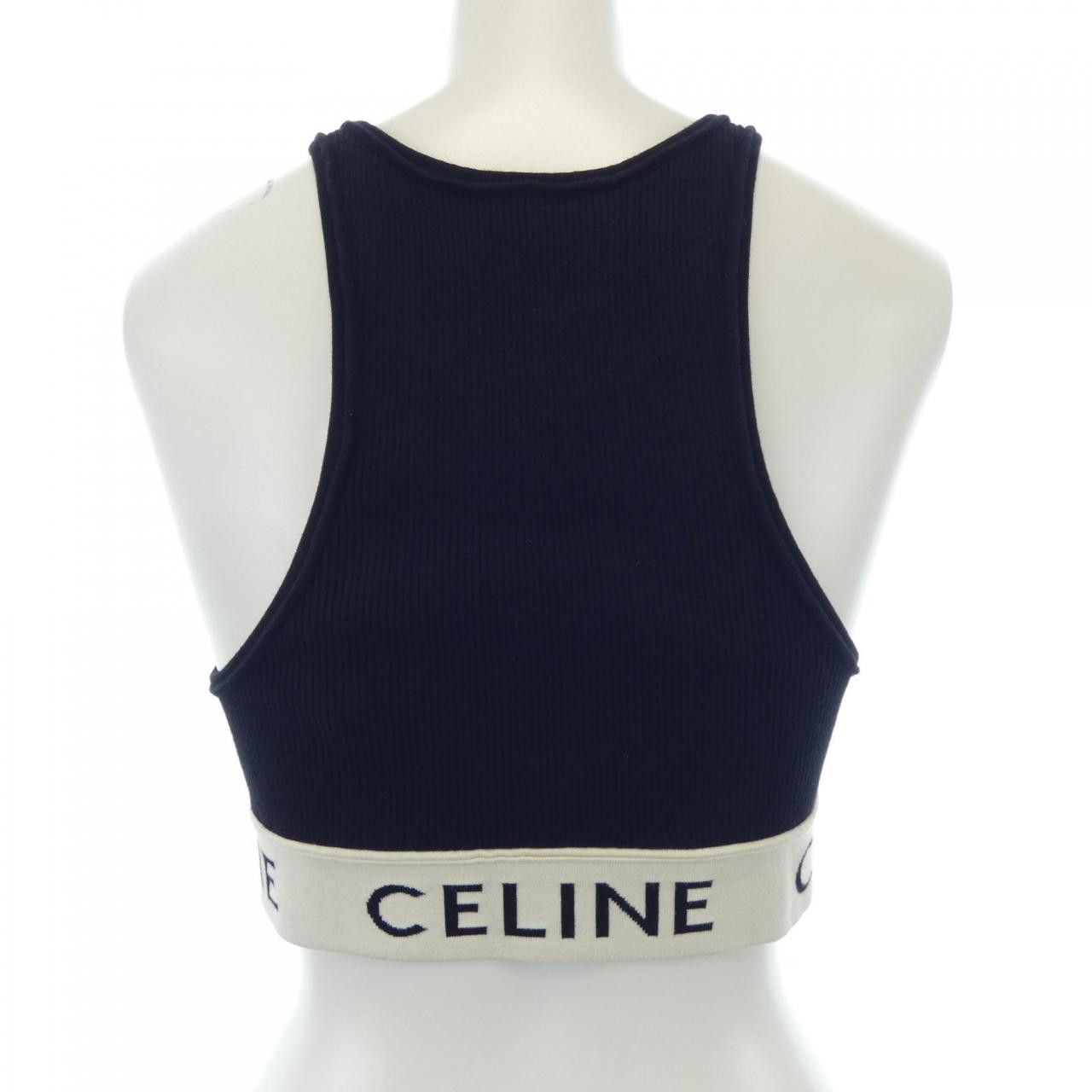 Celine Celine Celine Athlete Bra Top Textile Tops 2A68L372N DUTY FREE for USA Size ONE SIZE - 2 Thumbnail