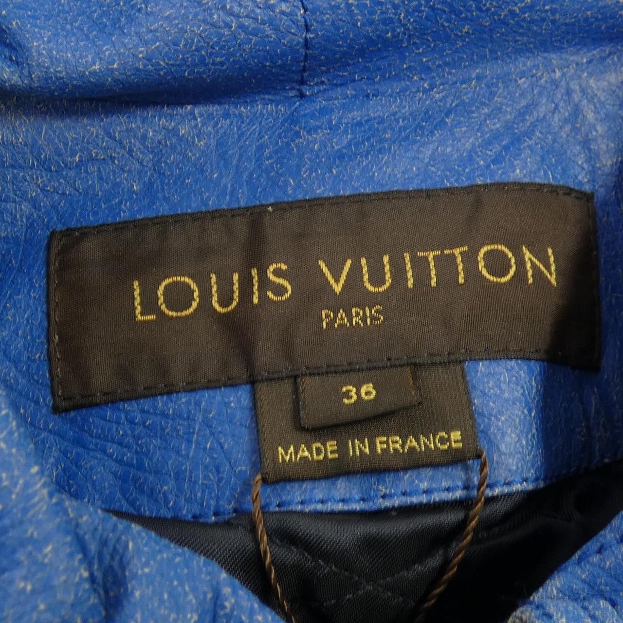 Louis Vuitton Louis Vuitton Louis Vuitton FALD13LHQ Leather Coat Leather Outerwear FALD13LHQ DUTY FREE for USA Size ONE SIZE - 4 Thumbnail