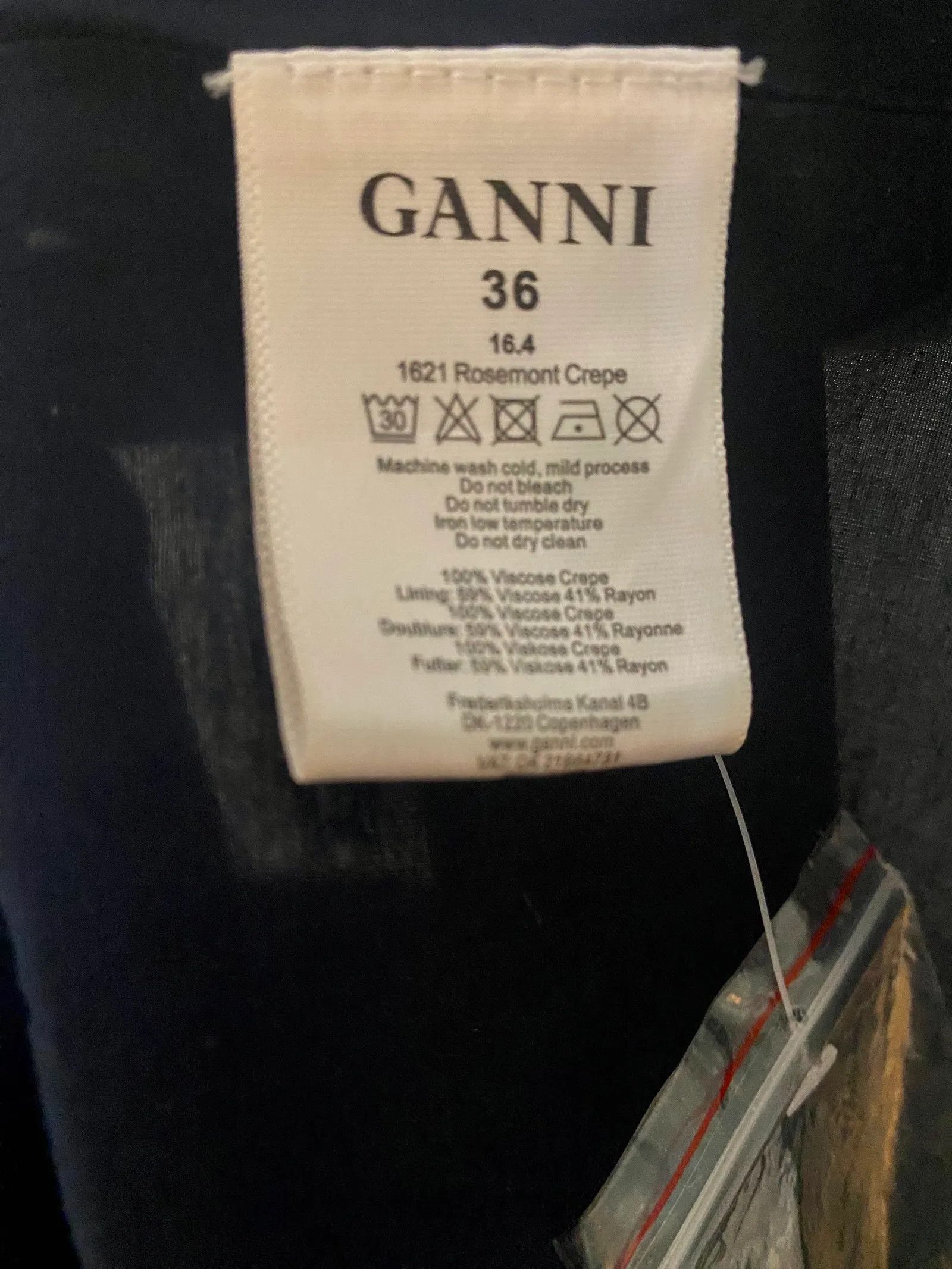 Ganni Ganni Ganni Rosemont Crepe Dress Dress Size XS / US 0-2 / IT 36-38 - 4 Thumbnail