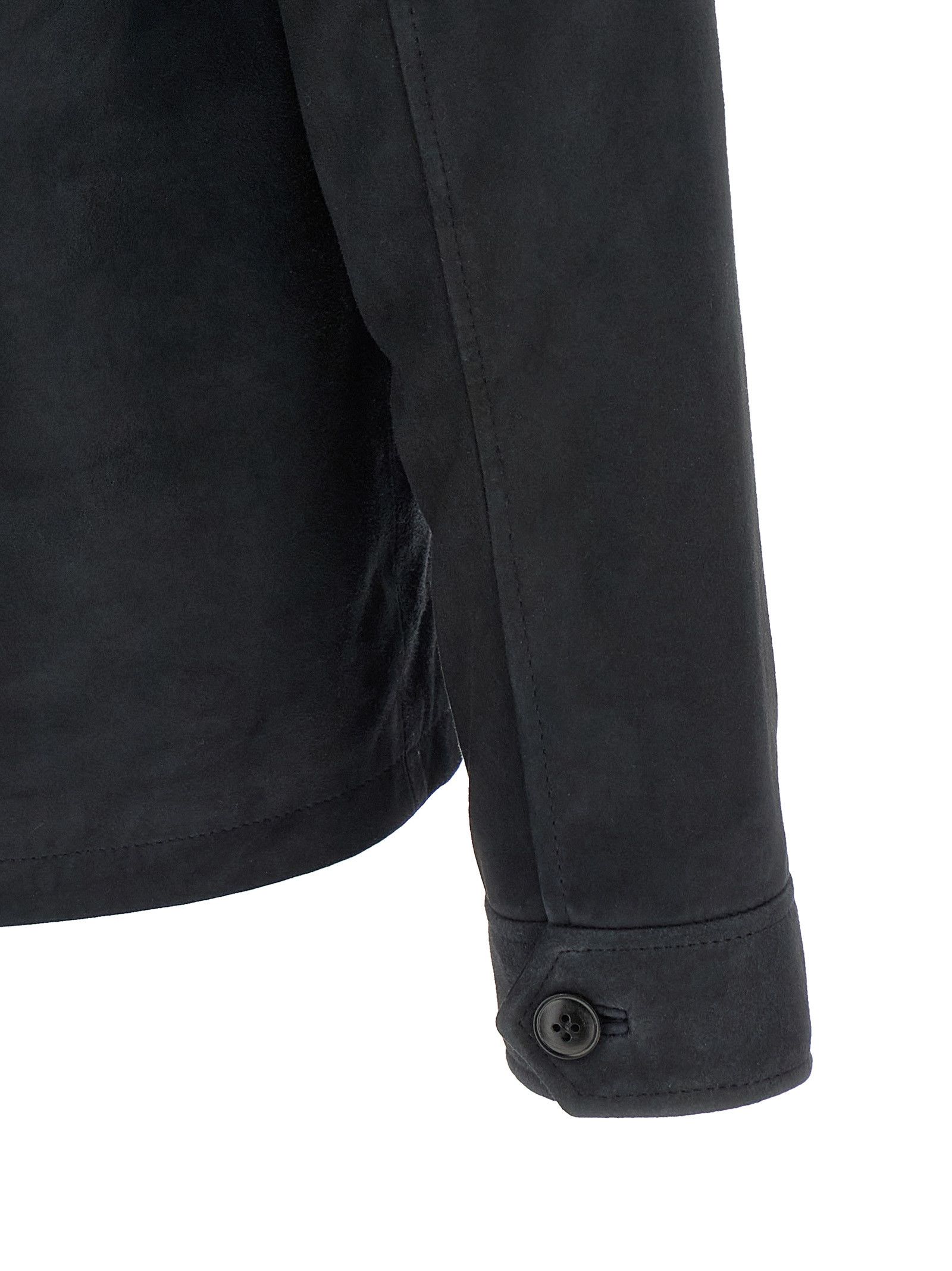 Pal Zileri Suede overshirt Size US XL / EU 56 / 4 - 3 Thumbnail