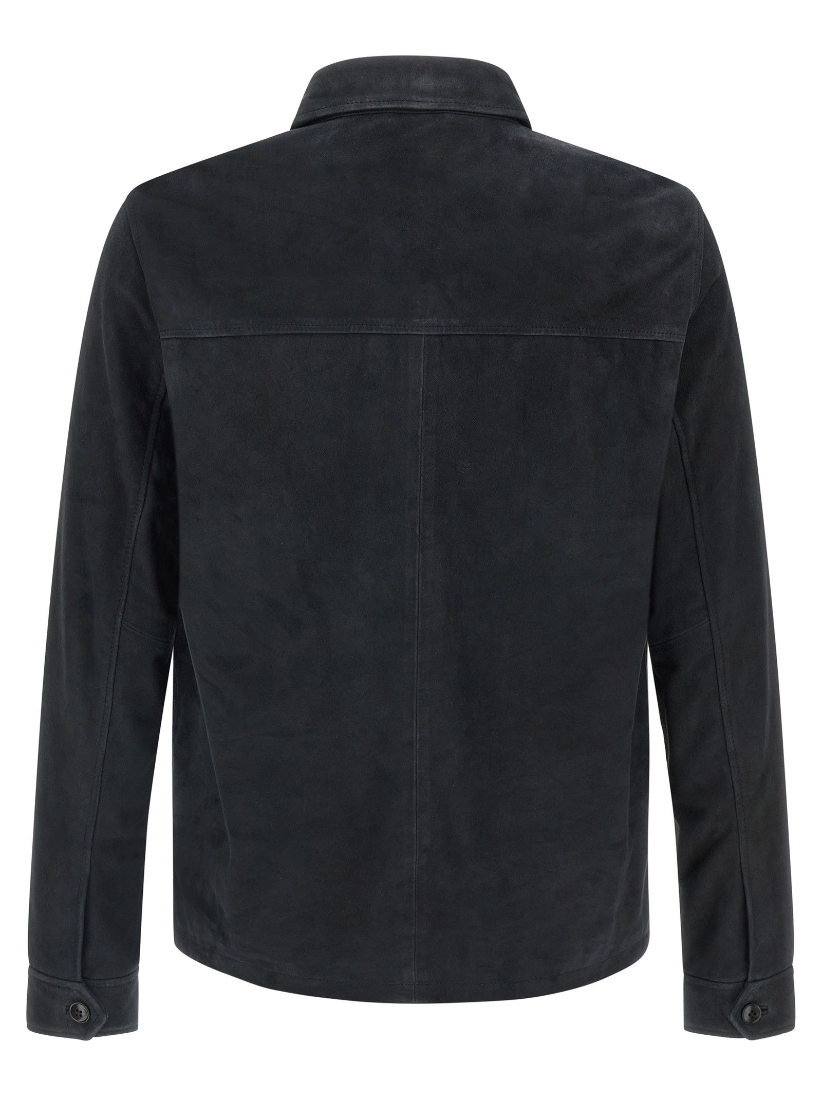 Pal Zileri Suede overshirt Size US XL / EU 56 / 4 - 2 Thumbnail
