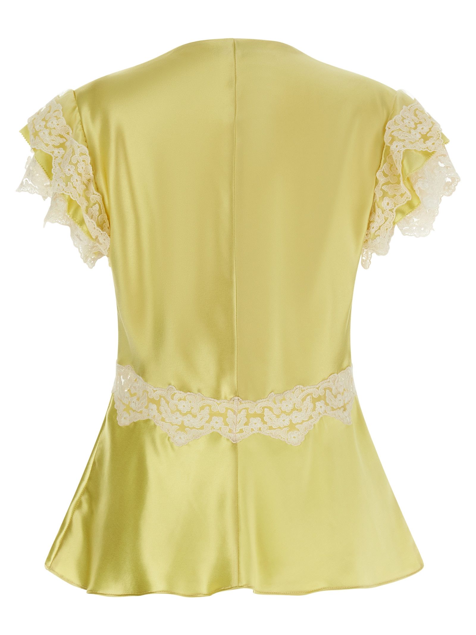 Alberta Ferretti Satin and lace top Size M / US 6-8 / IT 42-44 - 2 Thumbnail
