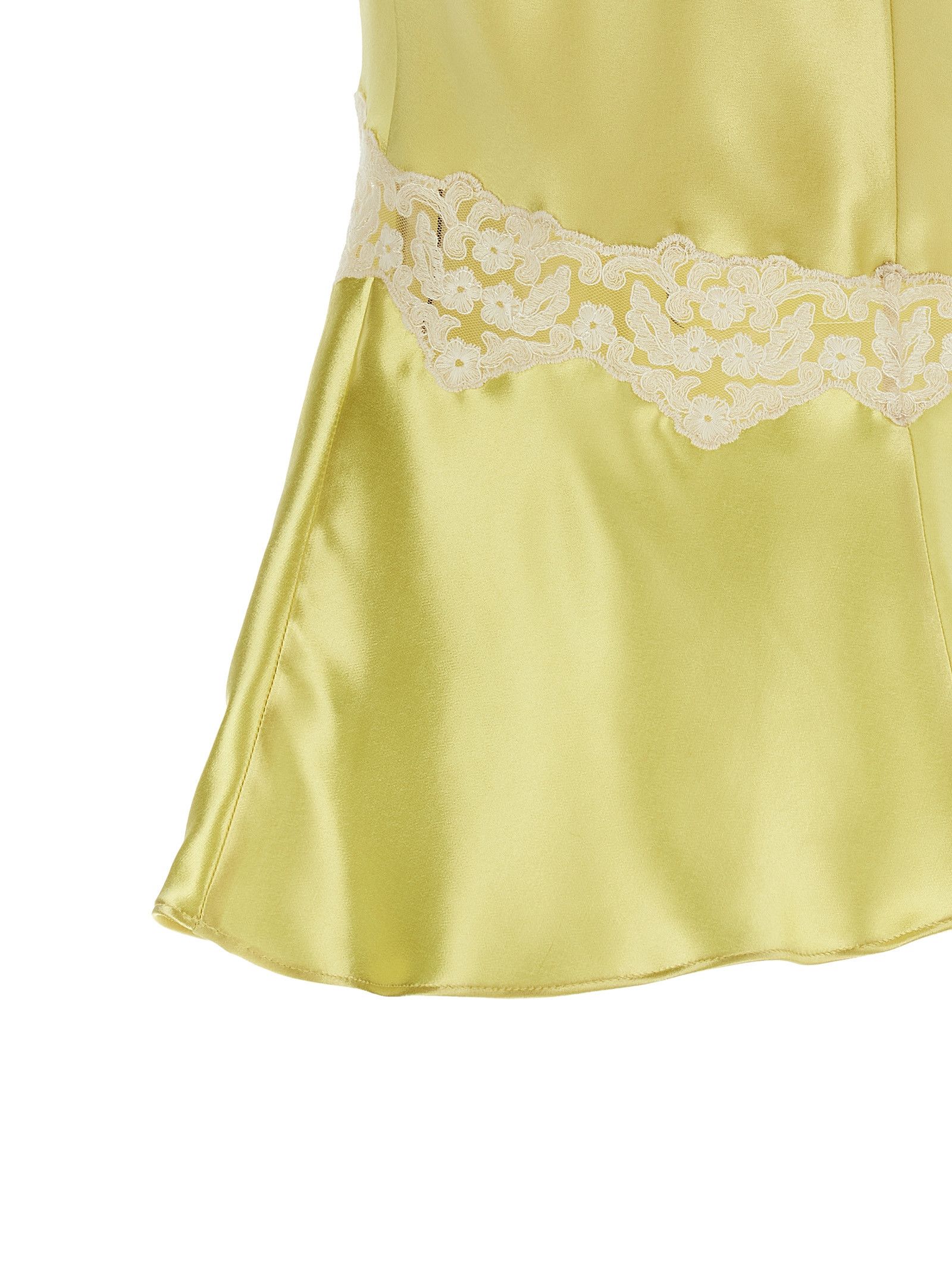 Alberta Ferretti Satin and lace top Size M / US 6-8 / IT 42-44 - 4 Thumbnail