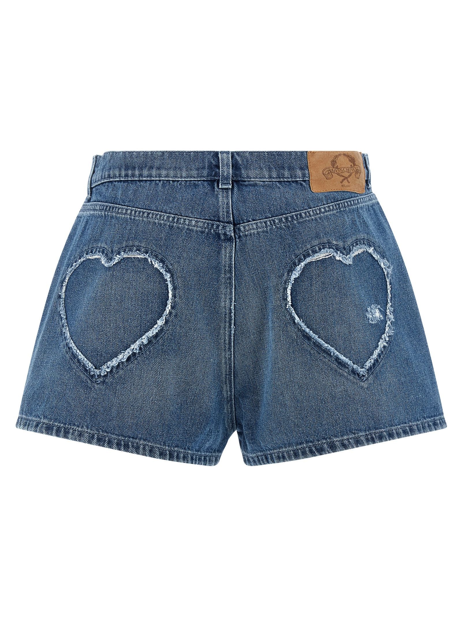Moschino 'Heart' shorts Size 27" / US 4 / IT 40 - 2 Thumbnail