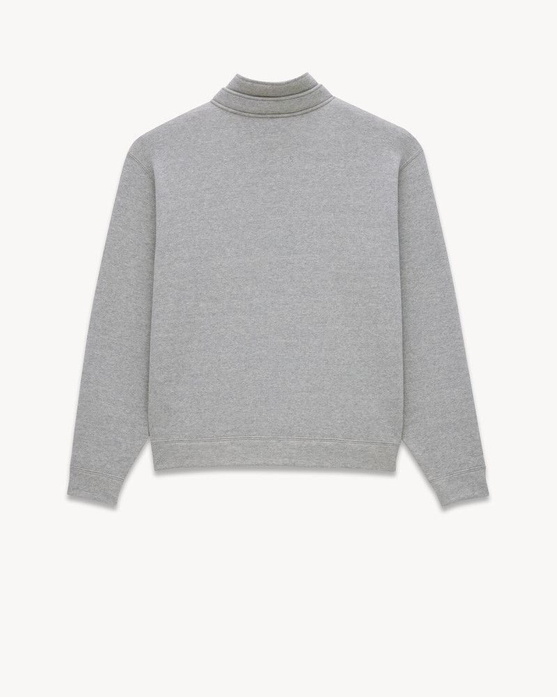 Saint Laurent Paris saint laurent high-neck sweatshirt grey Size US XS / EU 42 / 0 - 2 Thumbnail
