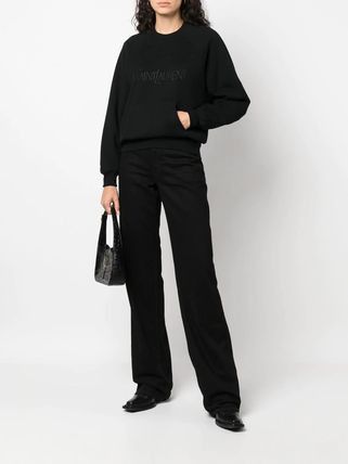Saint Laurent Paris saint laurent raglan sweatshirt black Size XXL / US 16-18 / IT 52-54 - 4 Thumbnail