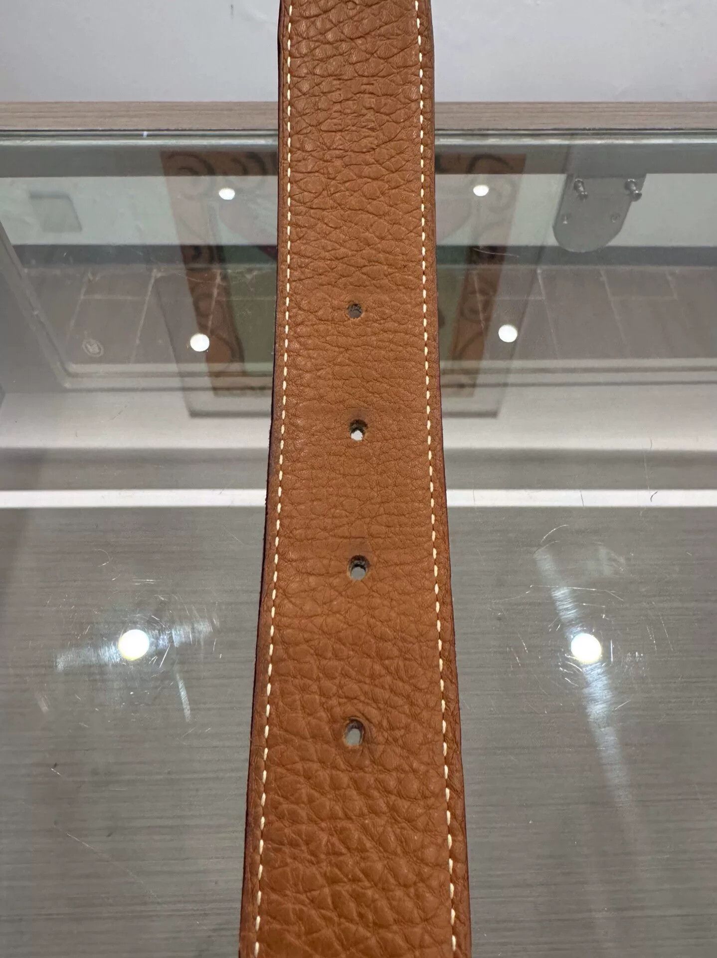Hermes Hermes H Buckle 3.2cm Wide Belt Size 80 Size ONE SIZE - 7 Thumbnail