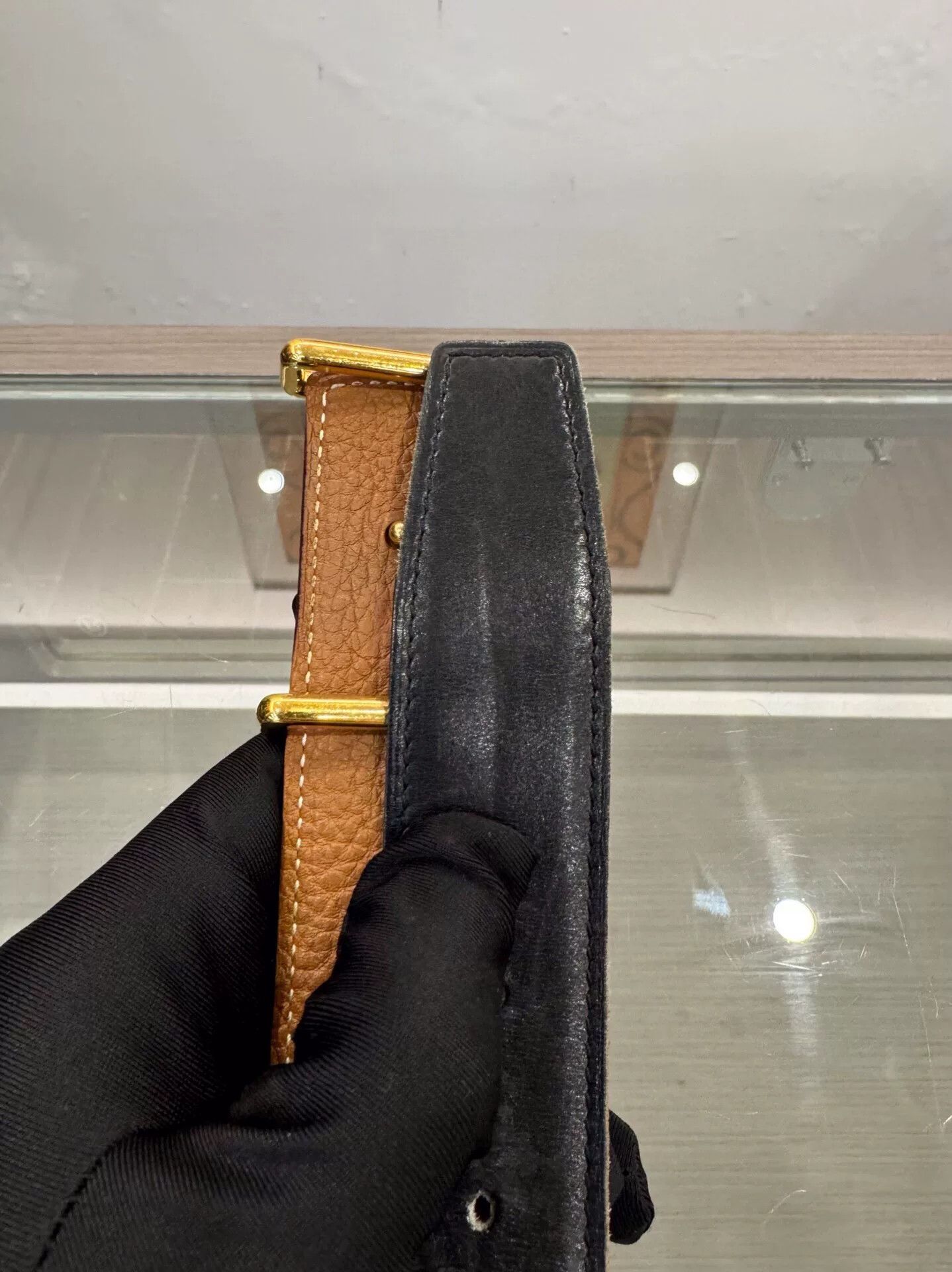 Hermes Hermes H Buckle 3.2cm Wide Belt Size 80 Size ONE SIZE - 5 Thumbnail