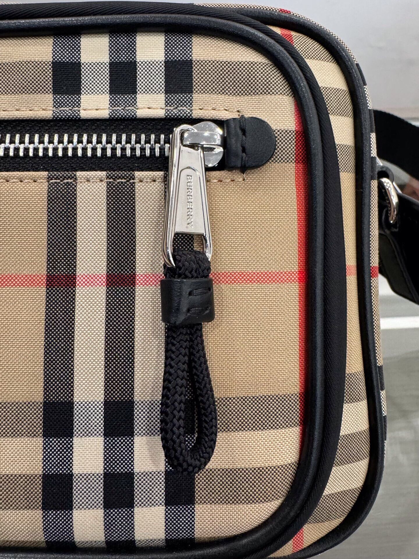 Burberry Burberry Brown Check Logo Camera Bag Size ONE SIZE - 4 Thumbnail
